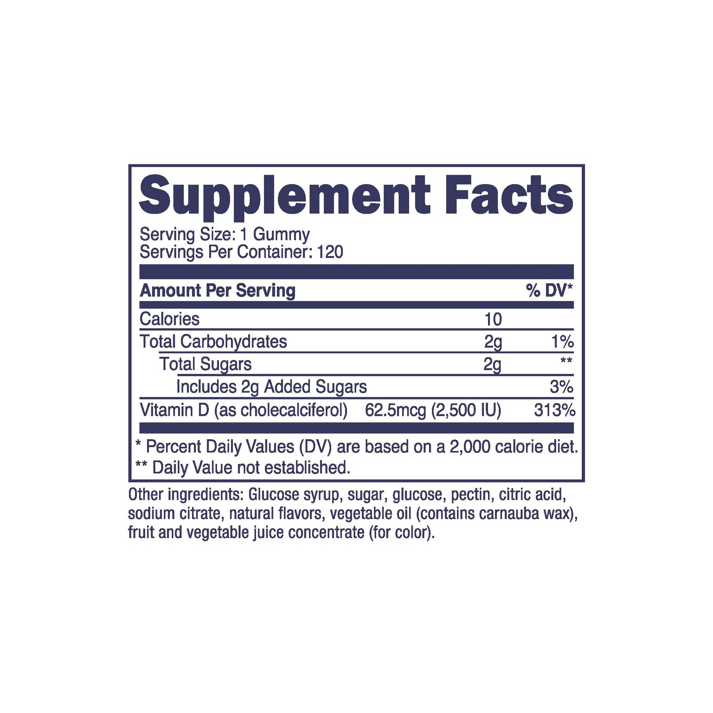 Nutricost Kids Vitamin D3 Gummies 2,500 IU (62.5mcg), 120 Gummies - Mixed Berry Flavored