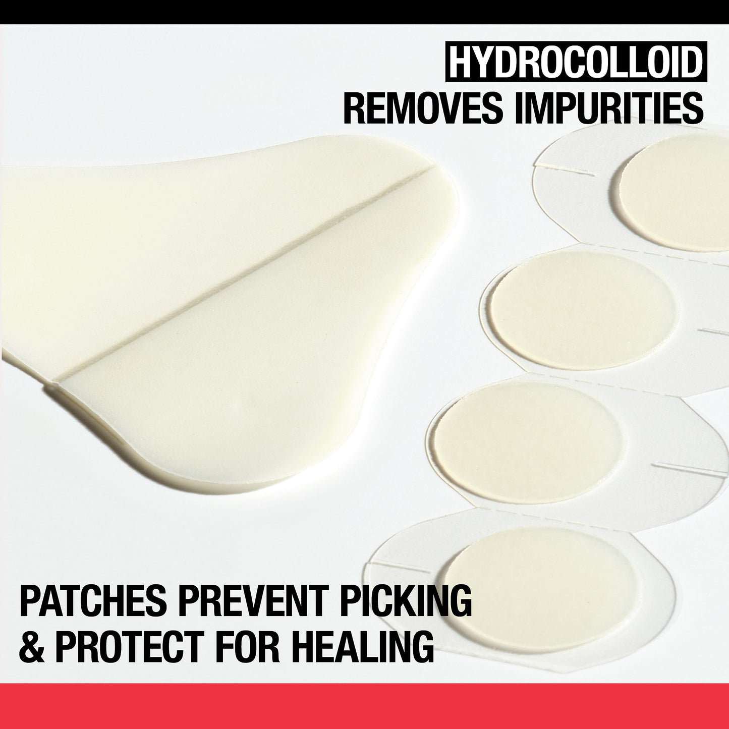 Neutrogena Stubborn Acne Ultra-Thin Blemish Patches, Acne Pimple Patches, Ultra-Thin Hydrocolloid Facial Stickers, Suitable for all Skin-Types, 16 Patches