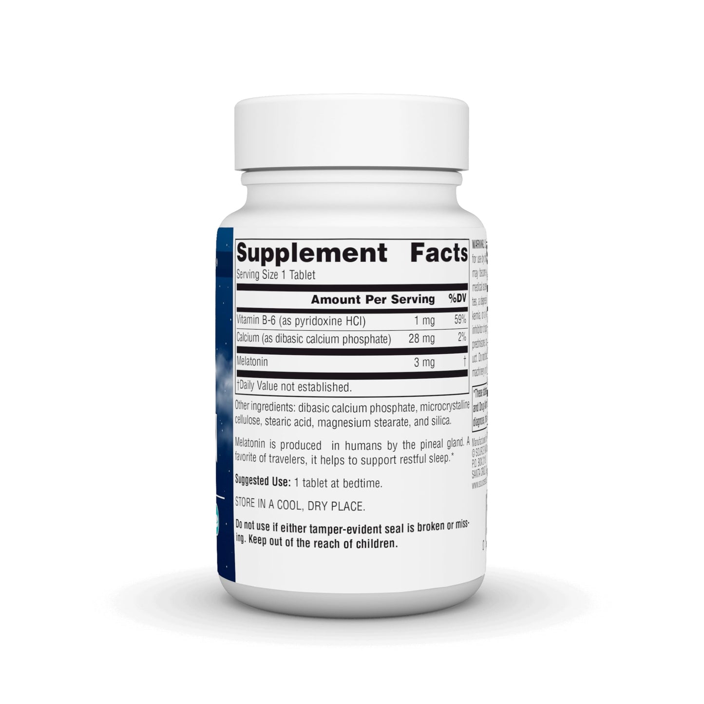 Pre-Order | Arrives in 5–10 Days – Source Naturals Melatonin 3 mg - 240 Tablets