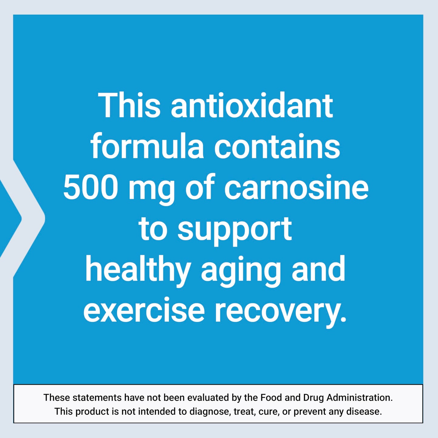 Life Extension Carnosine, Healthy Aging, Exercise Recovery, Gluten-Free, Non-GMO, Vegetarian, 60 Capsules