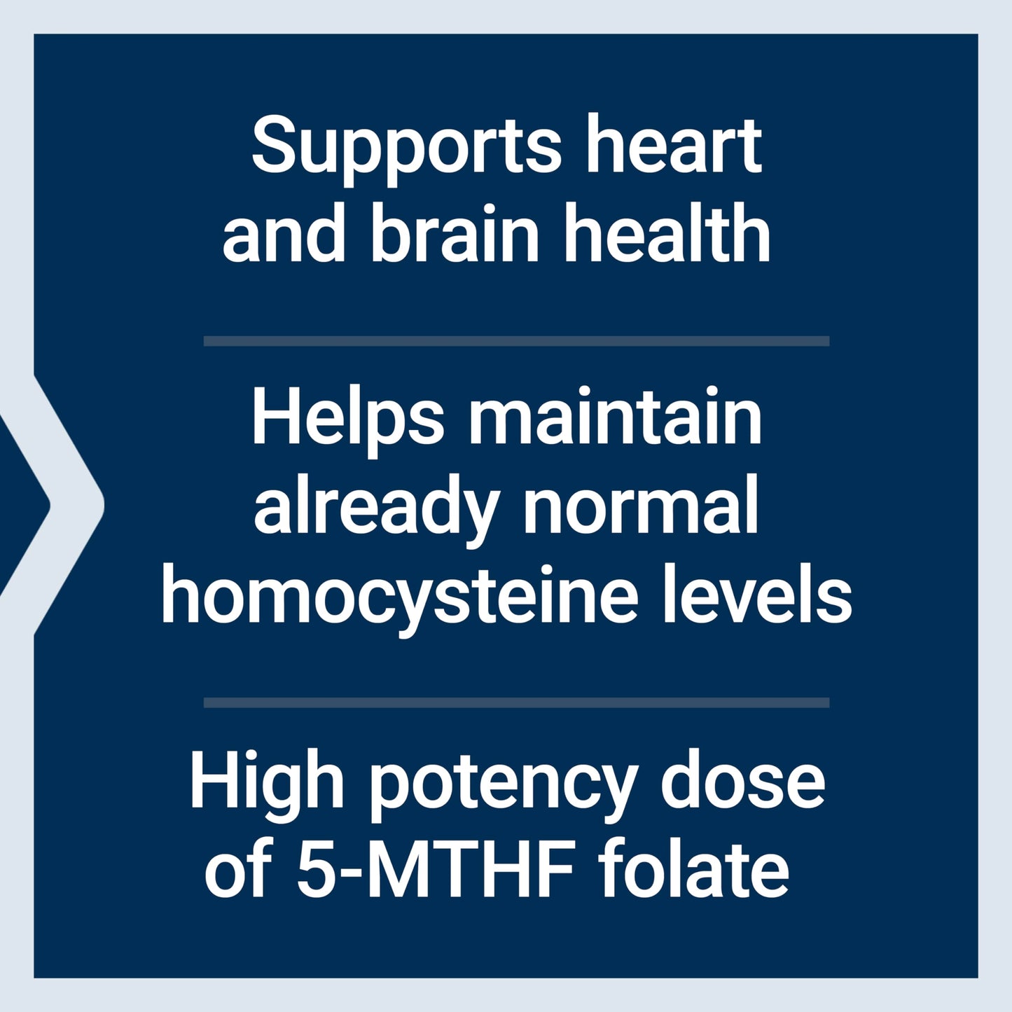 Life Extension High Potency Optimized Folate – L-methylfolate – Folic Acid, 8500 mcg DFE – Heart & Brain Support, Healthy Homocysteine Levels – Gluten-Free, Non-GMO, Vegetarian – 30 Tablets