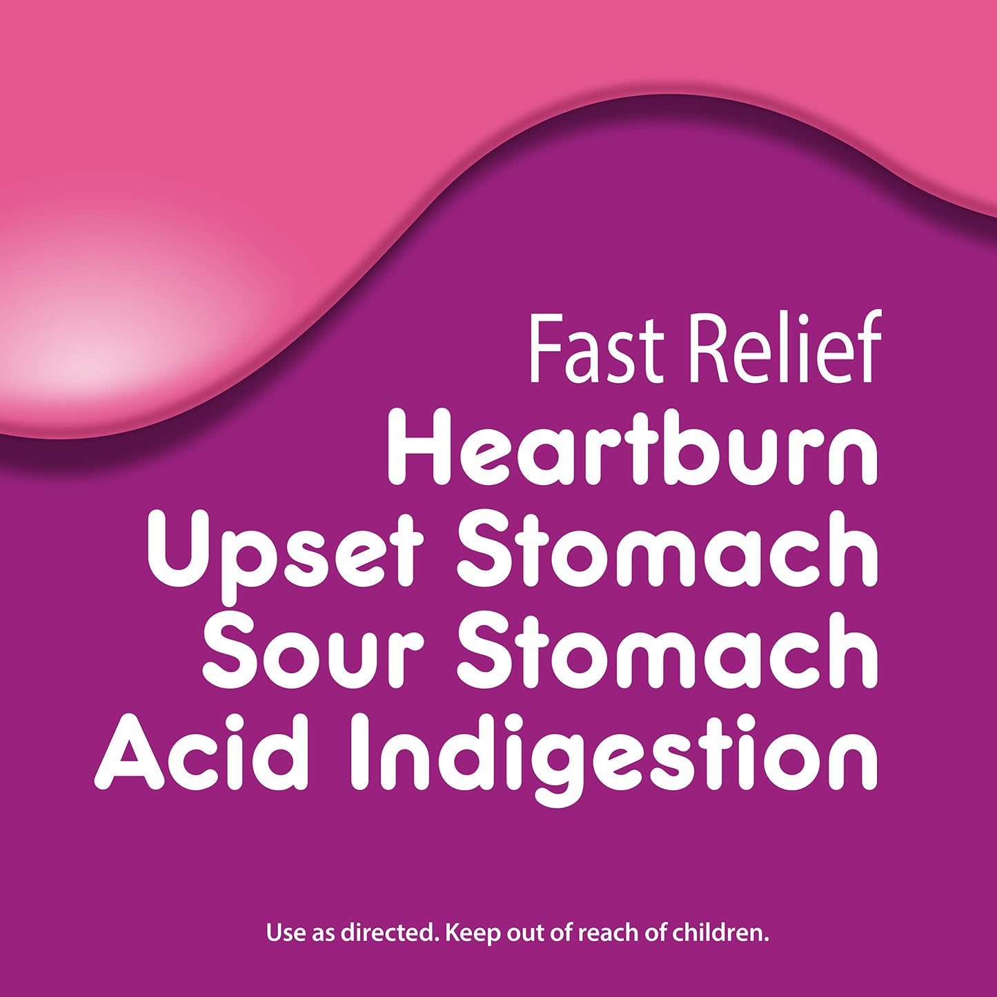 Pepto Kid's Chewable Tablets for Heartburn, Acid Indigestion, Sour Stomach, and Upset Stomach, Bubblegum Flavor, 72 Total (3 Packs of 24)