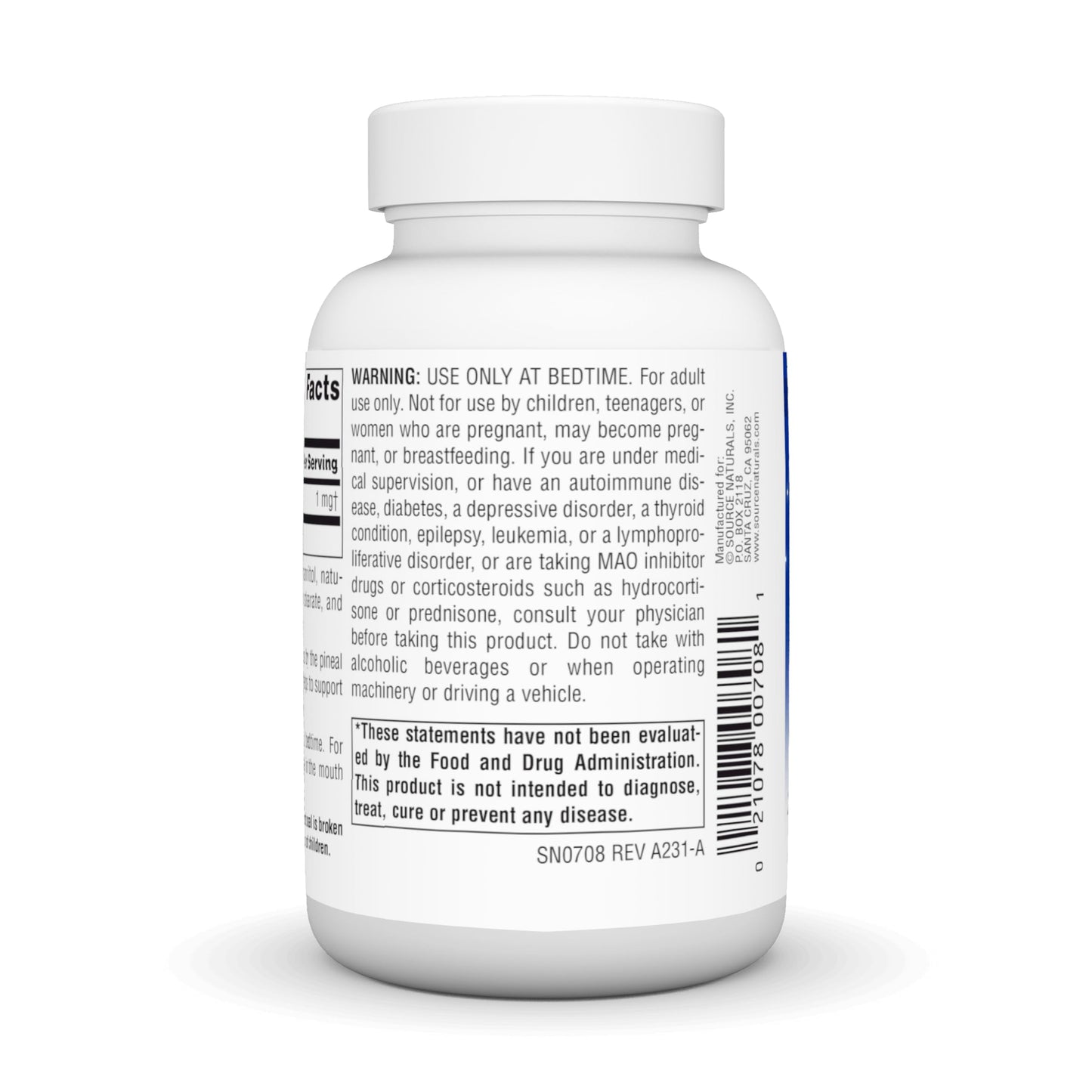 Pre-Order | Arrives in 5–10 Days – Source Naturals Melatonin 1 mg - 300 Orange Flavored Lozenges