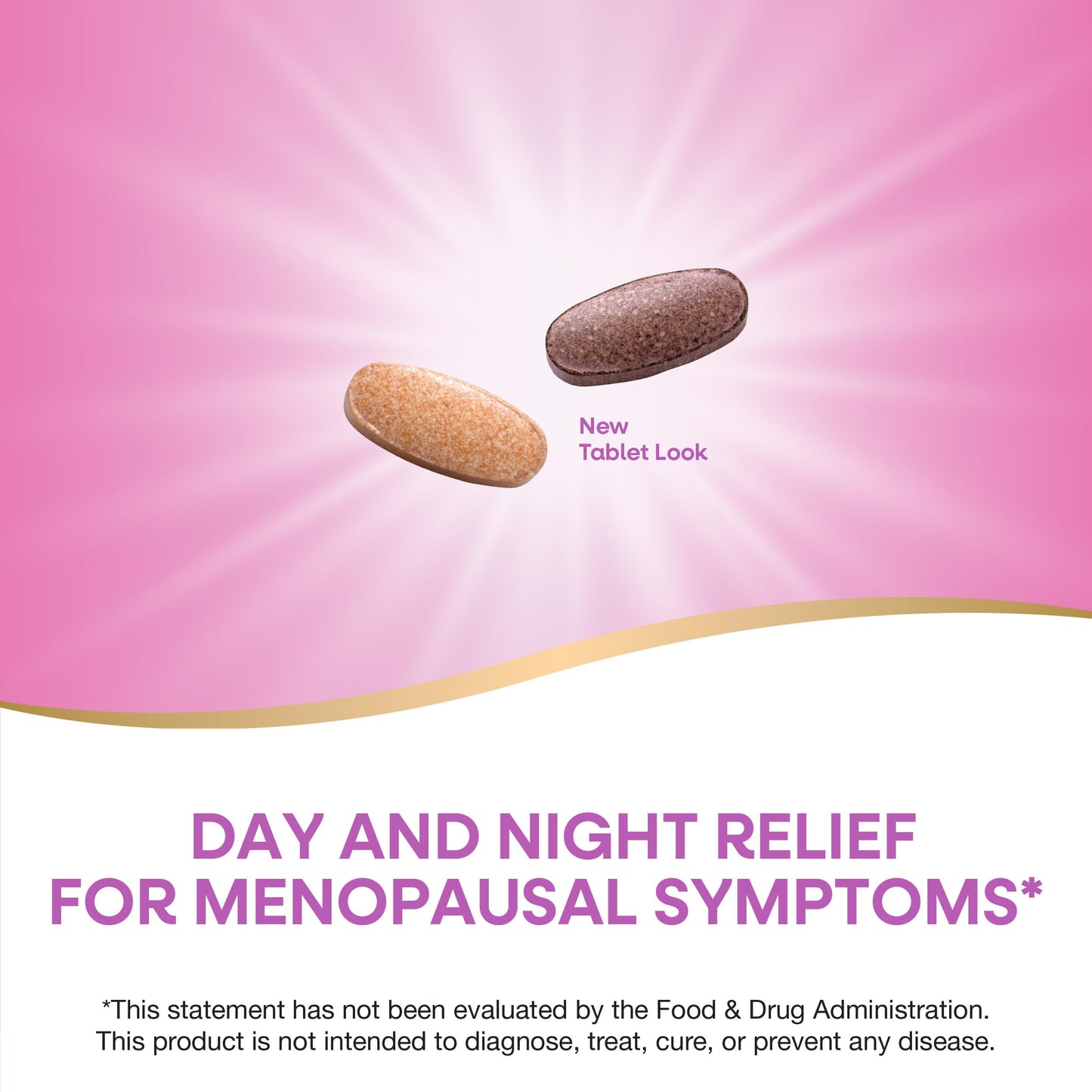 Nature's Way AM/ PM Menopause, Hot Flash Relief*, Night Sweats*, Restful Sleep*, Mood Swings*, Hormone-Free Formulas with Black Cohosh, L-Theanine, Valerian, 60 Tablets (Packaging May Vary)