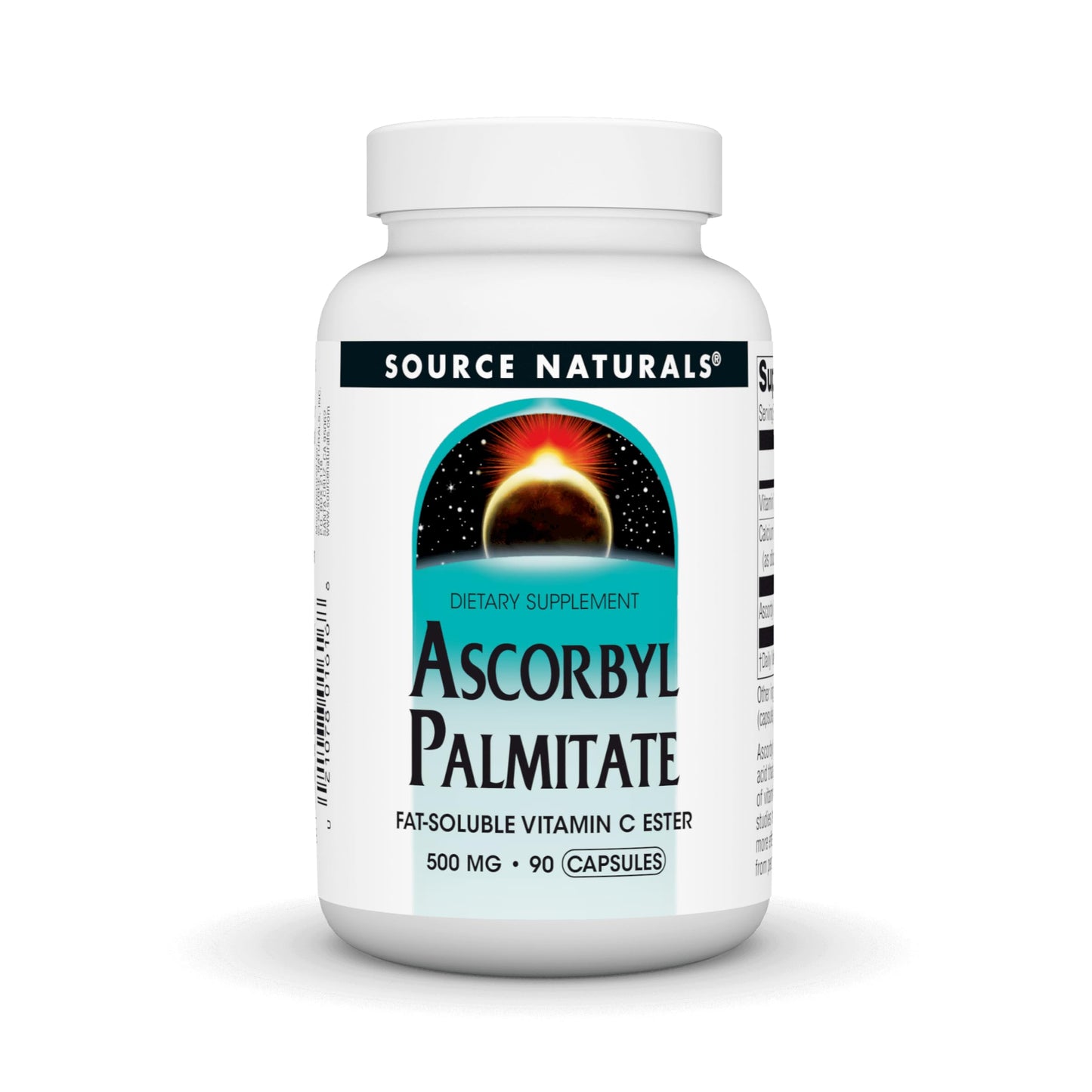 Pre-Order | Arrives in 5–10 Days – Source Naturals Ascorbyl Palmitate 500mg, 90 Capsules