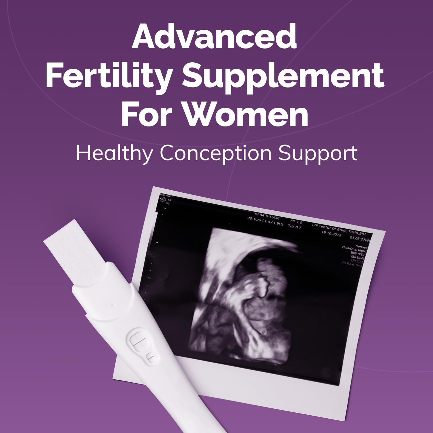 Pre-Order | Arrives in 5–10 Days – CONCEIVE PLUS Fertility Supplements for Women & Men | 30-Day Supply Fertility Support Bundle | Premium Fertility Vitamins for Male and Female Conception | 2 x 60 Soft Capsules