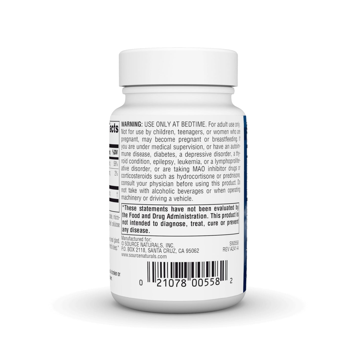 Pre-Order | Arrives in 5–10 Days – Source Naturals Melatonin 5 mg - 240 Tablets