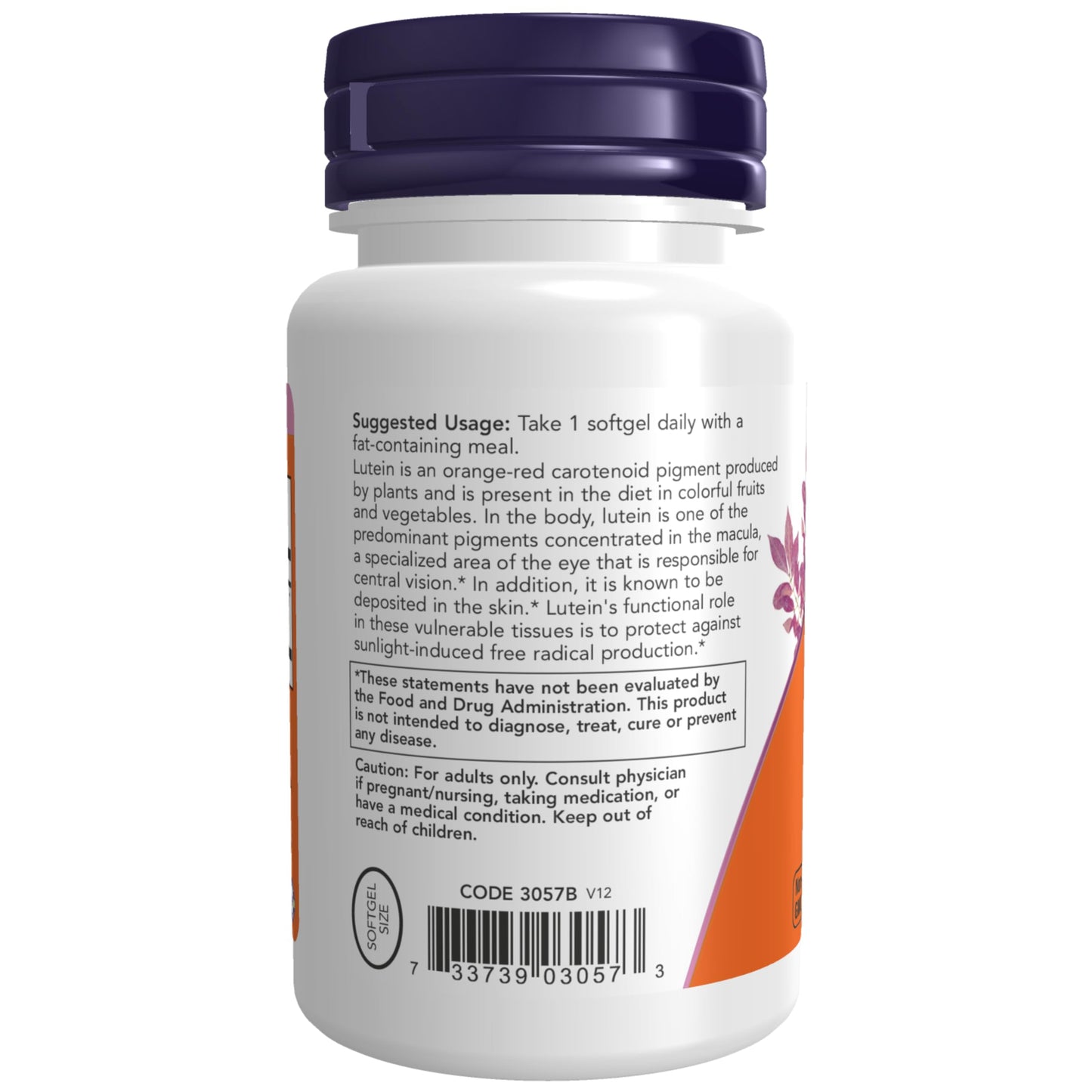 NOW Foods Lutein 10 mg Softgels, 2-PACK