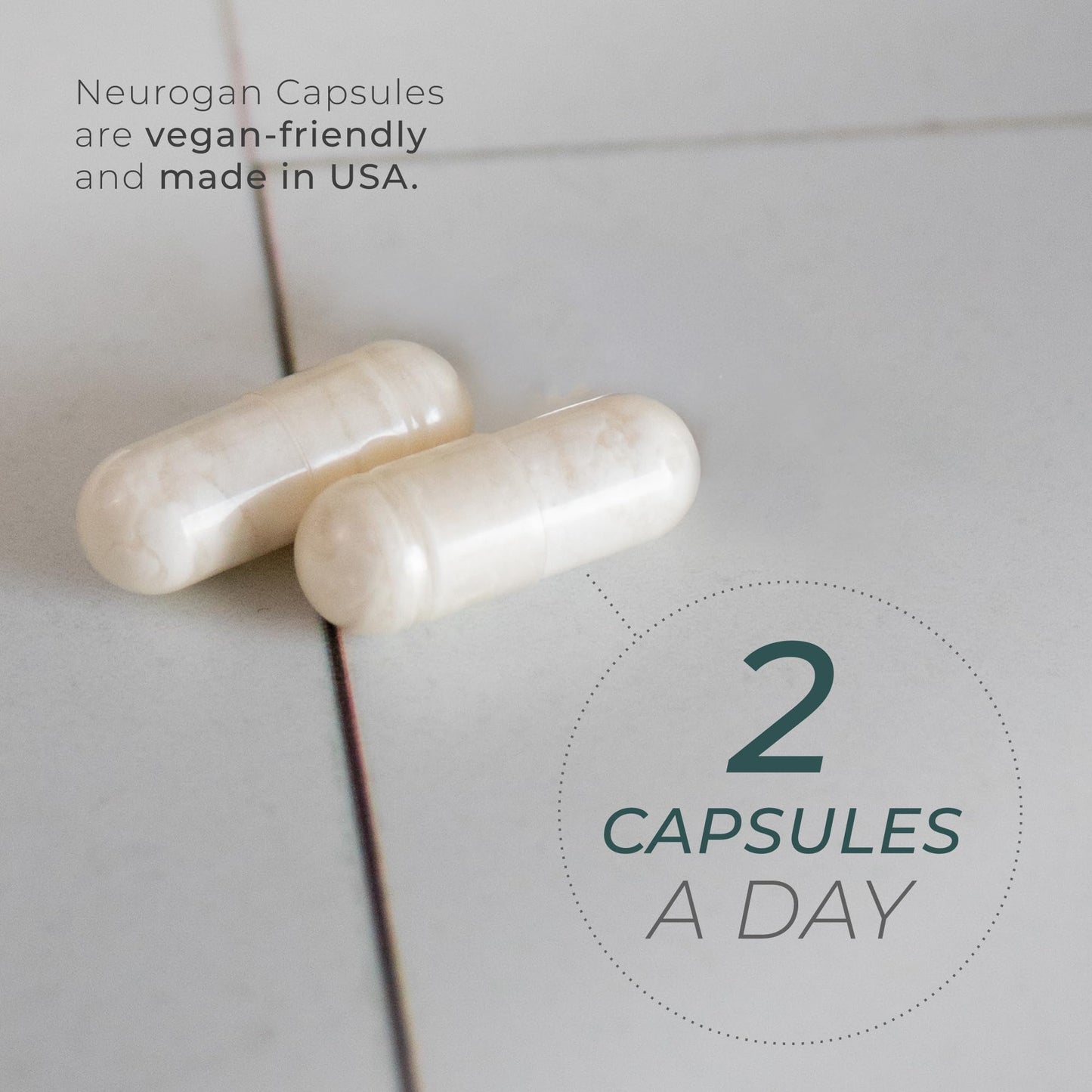 Neurogan NAD+ with Resveratrol Capsules 1:1 Ratio - 1200mg Per Serving, 90 Ct - Cellular Health & Healthy Aging Supplements, Energy & Immune Support - Nicotine Adenine Dinucleotide NAD+ Supplement