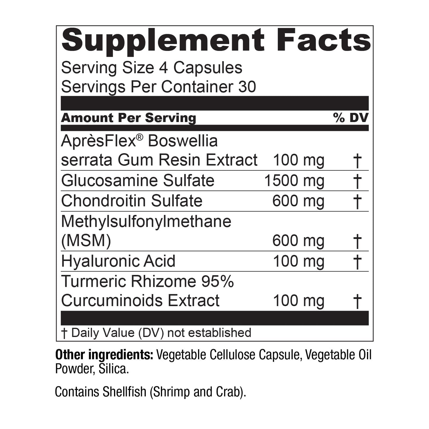 Live Conscious Glucosamine Chondroitin with MSM, Hyaluronic Acid, and More - MoveWell Joint Health Supplement