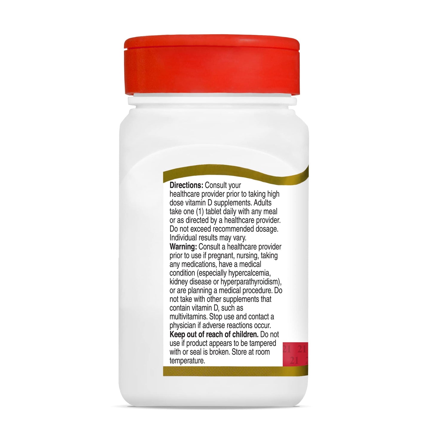 21st Century D 5000 IU Tablets, 110 Count (Pack of 3)