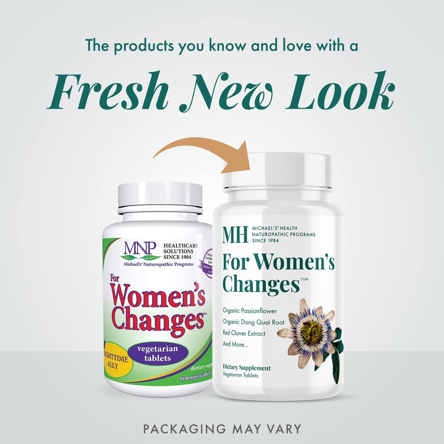 MICHAEL'S Health Naturopathic Programs for Women’s Changes - 90 Vegetarian Tablets - for Peri-Menopausal and Menopausal Women - 22 Servings