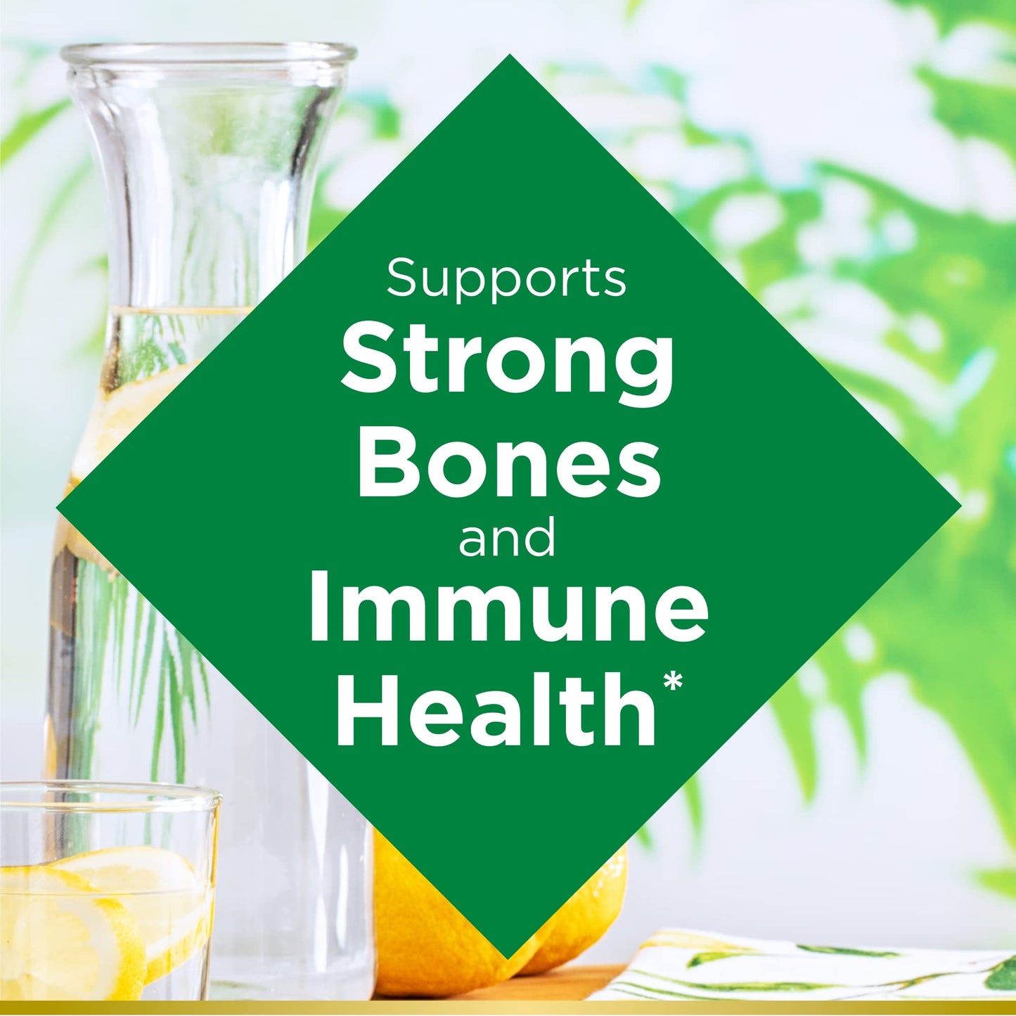 Nature's Bounty Vitamin D, Supports Immune Health & Bone Health, 2000IU Vitamin D3, 150 Softgels,150 Count (Pack of 2)