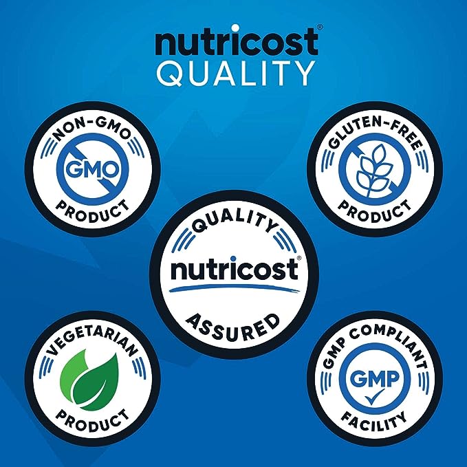 Nutricost EAA Powder 30 Servings (Blue Raspberry) - Essential Amino Acids - Non-GMO, Gluten Free, Vegetarian Friendly