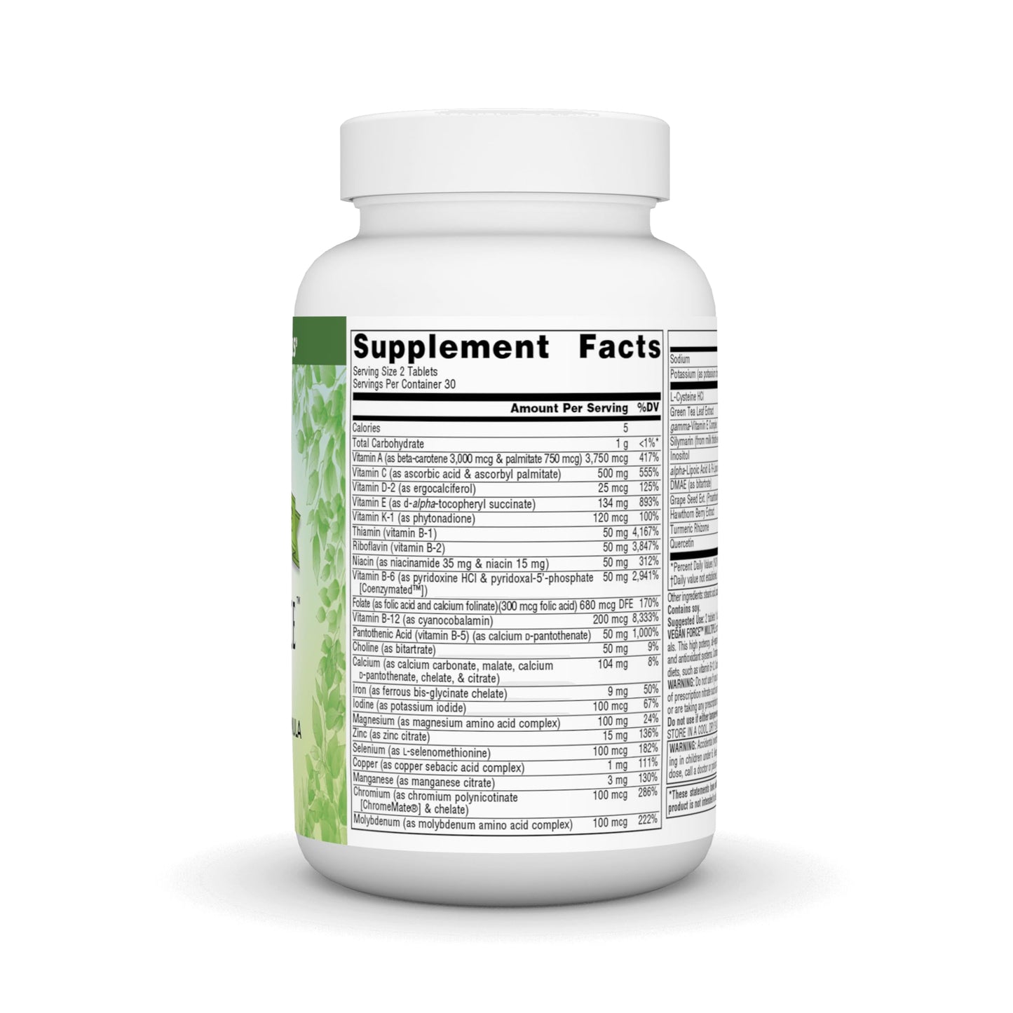 Pre-Order | Arrives in 5–10 Days – Source Naturals Vegan True Vegan Force Multiple, Advanced Energy Formula fo rVegans* - 60 Tablets
