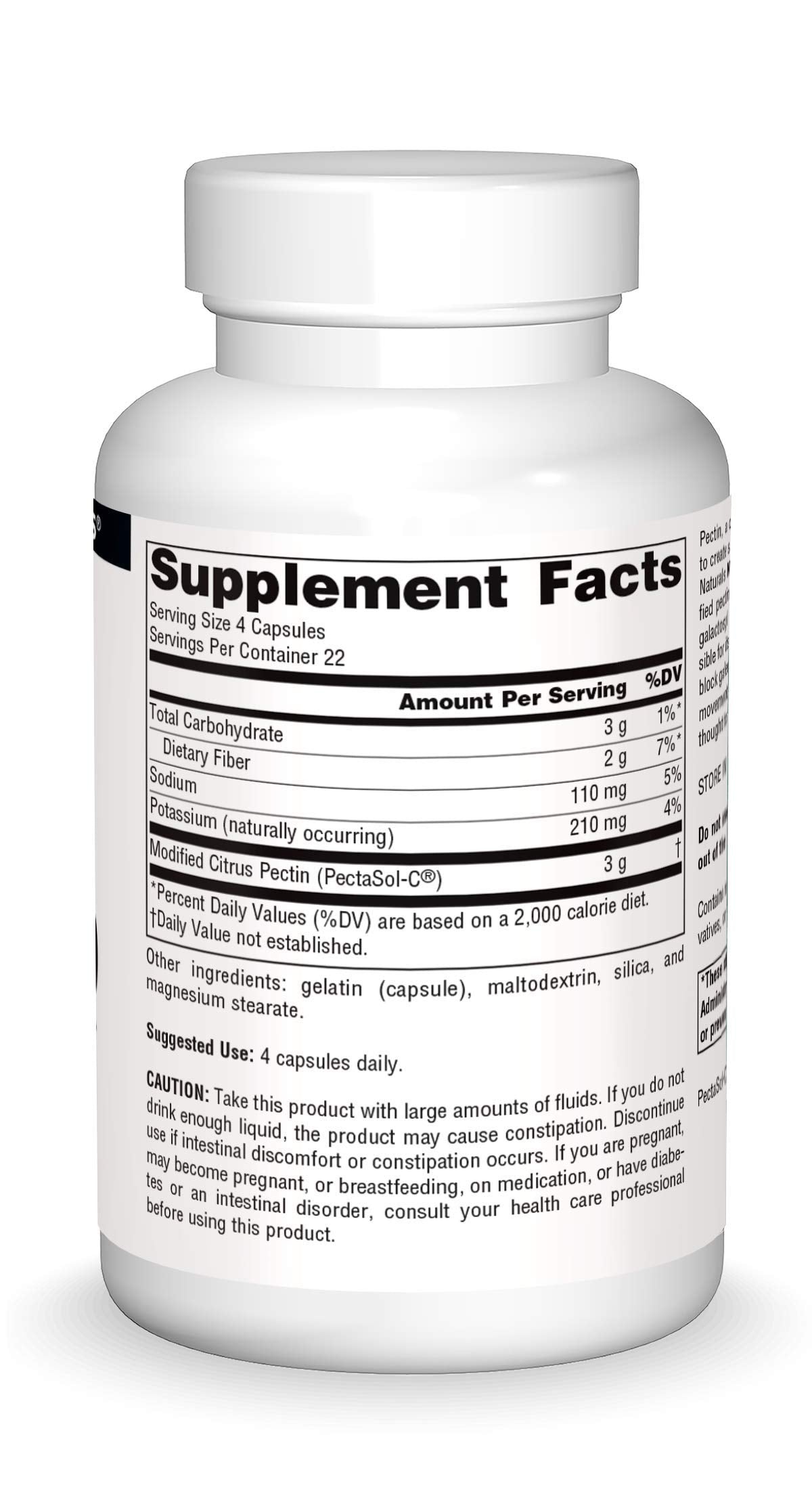 Pre-Order | Arrives in 5–10 Days – Source Naturals PectImmune, Modified Citrus Pectin, for Cellular Immune Health*, 750 mg - 90 Capsules