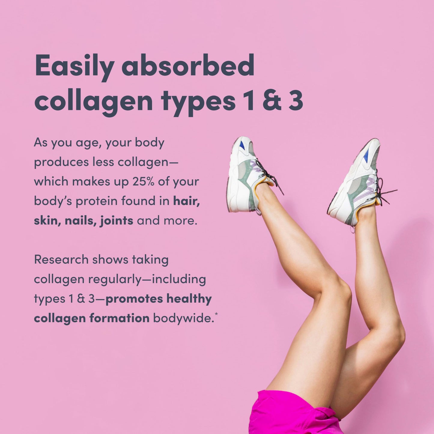 Neocell Super Collagen with Aloe; Collagen Type 1 and 3; Supports Healthy Hair, Skin and Nails; Gluten Free; Unflavored Powder; 10 g Collagen/Serving; 30 Servings; 10.6 Oz,*