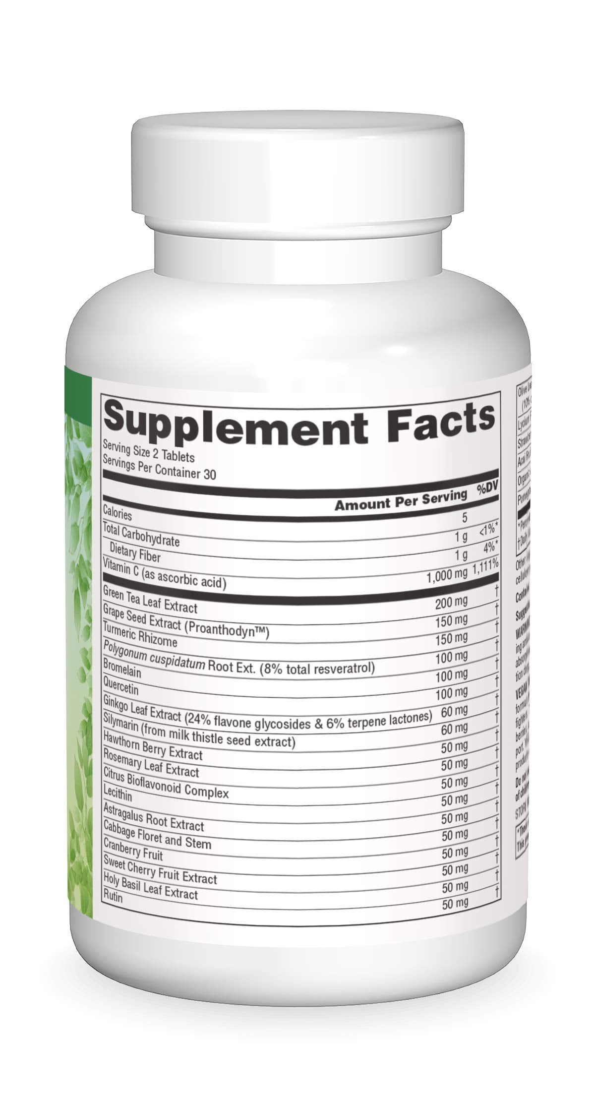 Pre-Order | Arrives in 5–10 Days – SOURCE NATURALS Vegan True Vitamin C Plantioxidant Complex Tablet, 60 Count