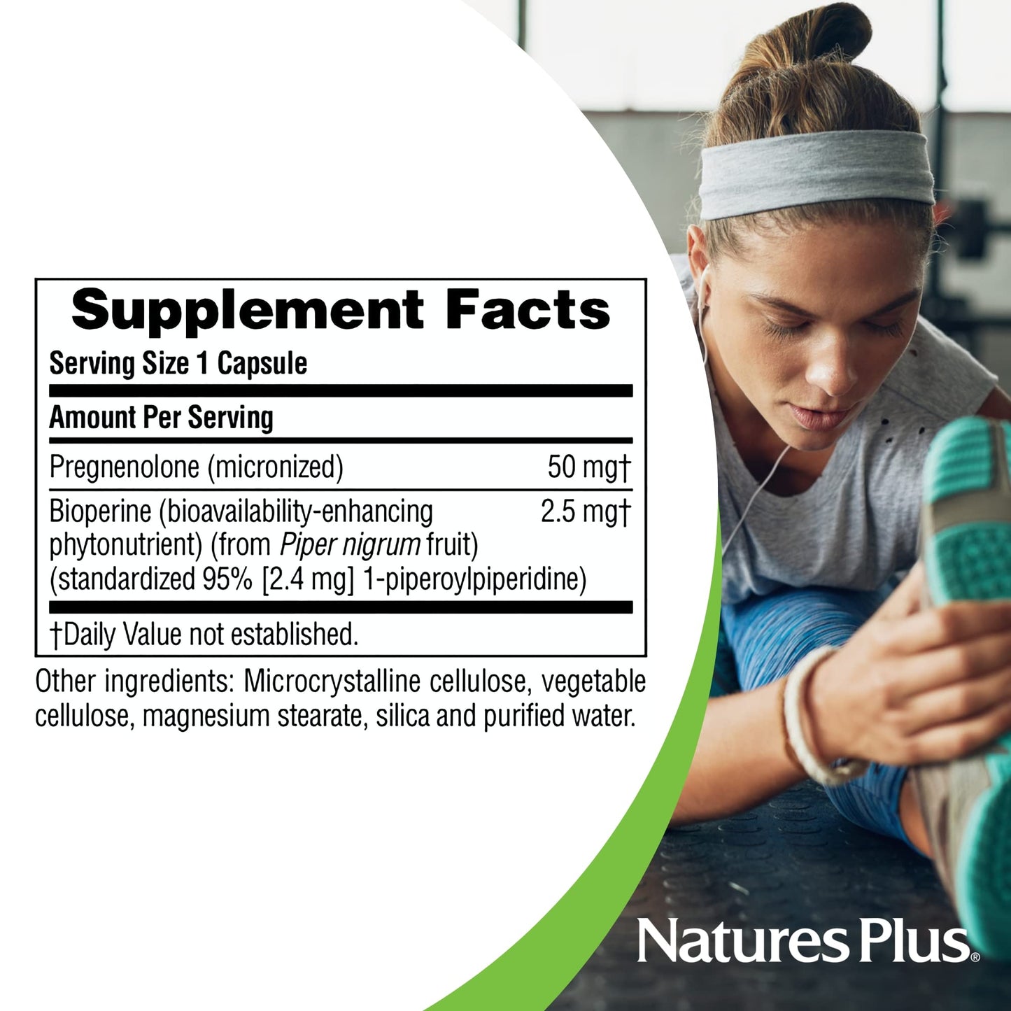 Natures Plus Ultra Pregnenolone - 60 Capsules - Promotes Overall Well-Being, Immune Support & Cognitive Function - 60 Servings