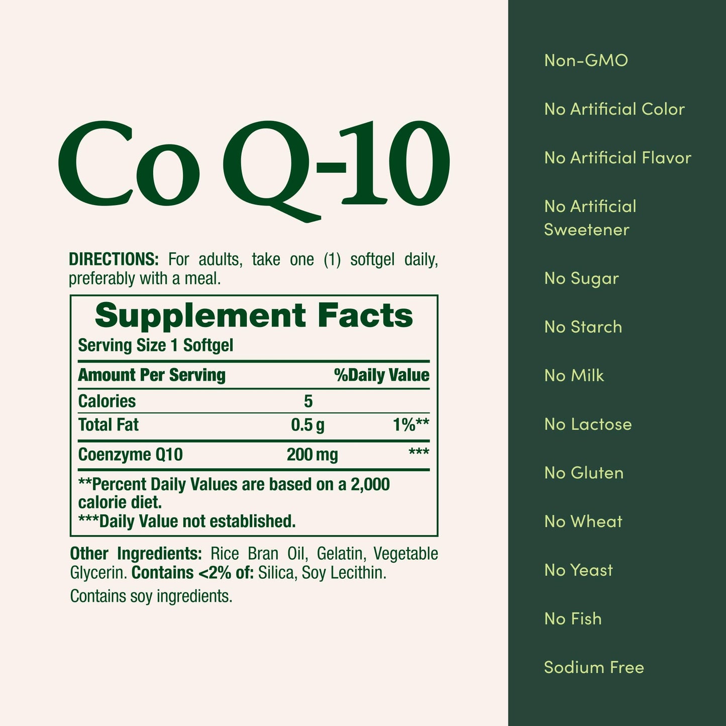 Nature's Bounty CoQ10, Supports Heart Health, Dietary Supplement, 200mg, 80 Rapid Release Softgels
