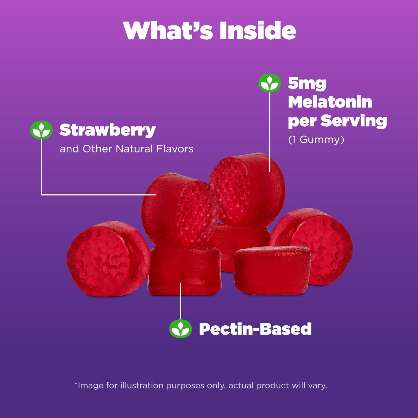 Natrol Melatonin 5mg Gummies 140ct & 90ct Strawberry Sleep Support