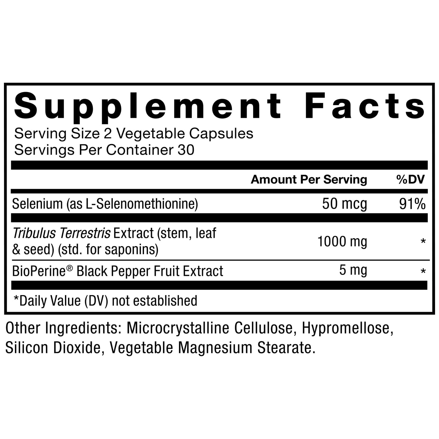 Force Factor Tribulus Terrestris for Men, Testosterone Booster and Male Vitality Supplement, Tribulus Extract and Natural Ingredients for Superior Absorption, Fundamental Series, 1000mg, 60 Capsules