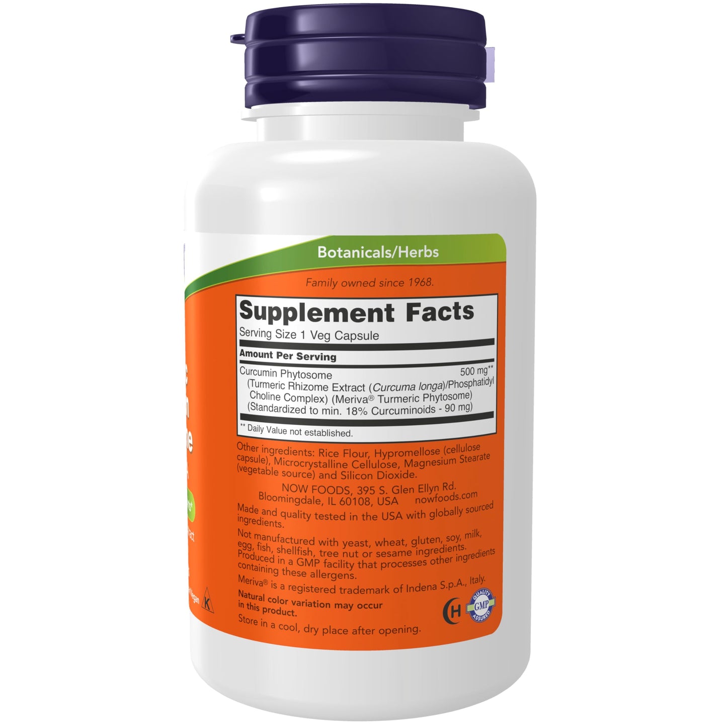 Pre-Order | Arrives in 5–10 Days – NOW Foods Supplements, Curcumin Phytosome, Bio-Enhanced Turmeric Extract, 60 Veg Capsules