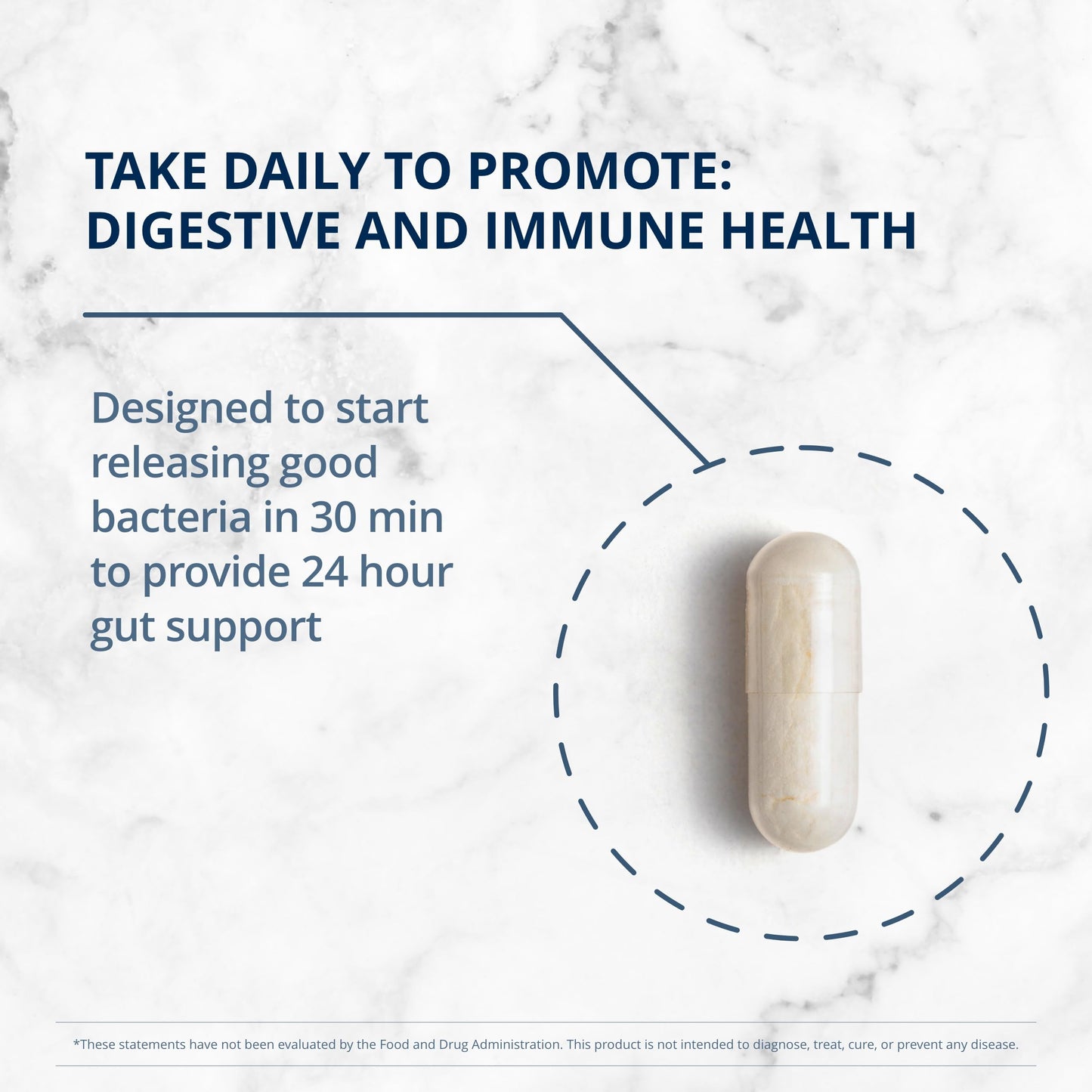 Metagenics UltraFlora Balance Probiotic - Daily Gut Health Supplement* - Offers Digestive & Immune System Support* - Vegetarian, Non-GMO & Gluten-Free - 30 Capsules