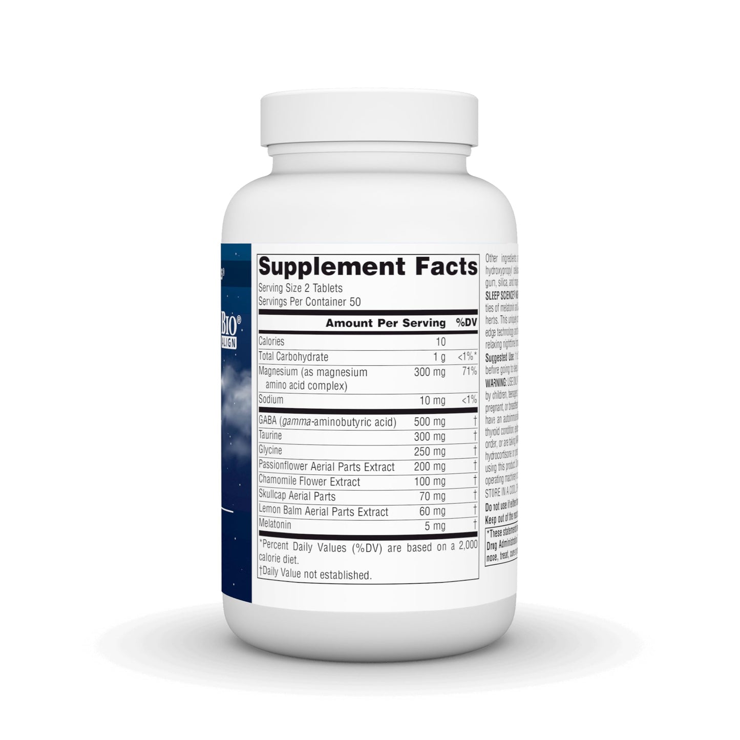 Pre-Order | Arrives in 5–10 Days – Source Naturals Sleep Science NightRest with Melatonin - BioAligned MultiNutrient & Herb Complex, for Rest & Relaxation Support* - 100 Tablets