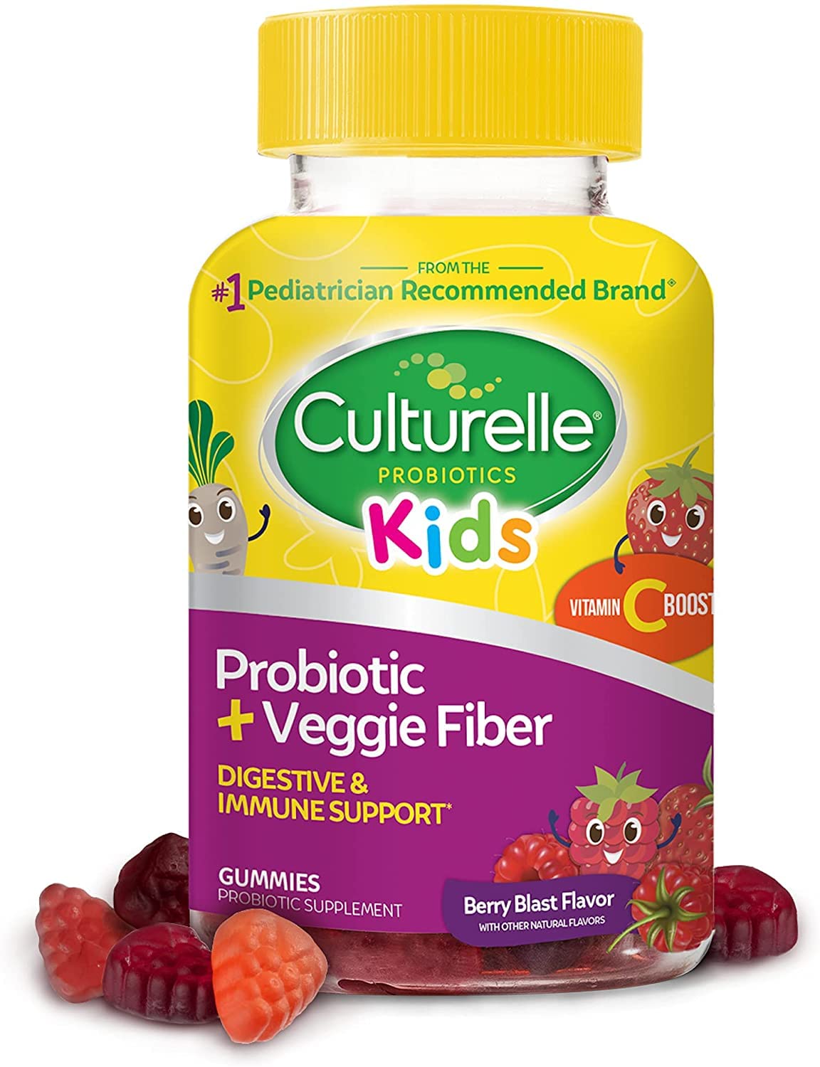Pre-Order | Arrives in 5–10 Days – Culturelle Probiotic Gummies Bundle – Daily Probiotic Gummies for Men and Women + Daily Probiotic Gummies for Kids with Prebiotics and Vitamin C Boost, Digestive + Immune Support, Gluten Free