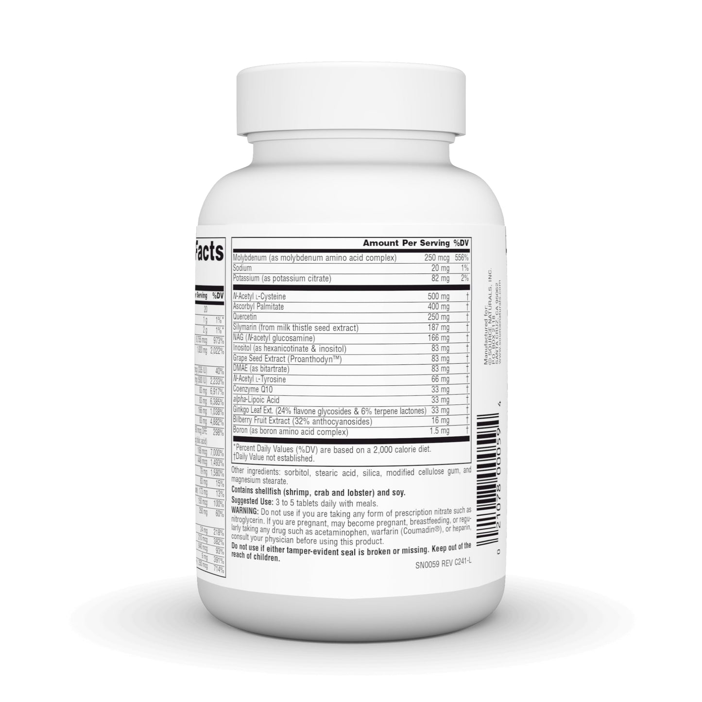 Pre-Order | Arrives in 5–10 Days – Source Naturals Elan Vital Multiple - Supports Brain, Heart, Liver, Immune, Energy Boost* - 60 Tablets