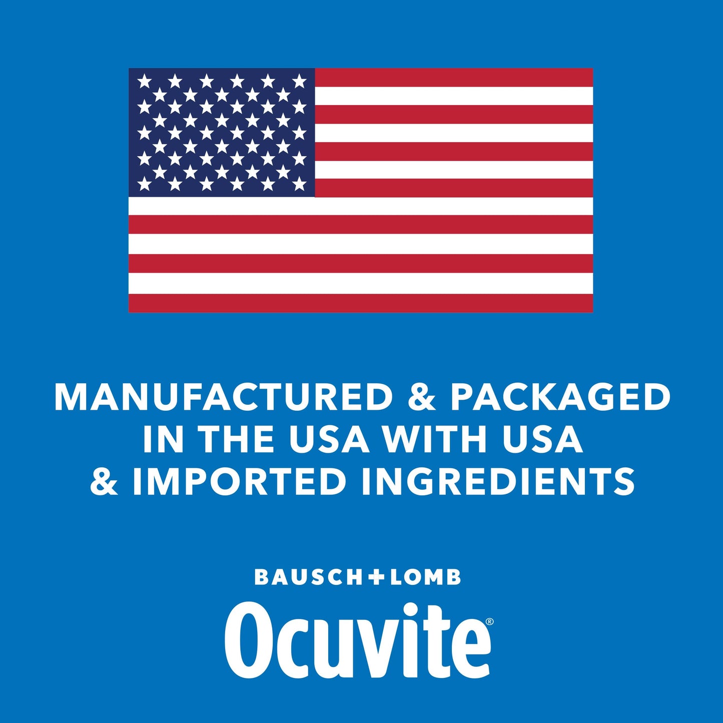 Ocuvite Eye Vitamin & Mineral Supplement, Lutein & Antioxidant Vitamins A, C & E, Zinc for Eye Health & Macular Support, Ocular Vitamins for Eyes, 60 Tablets