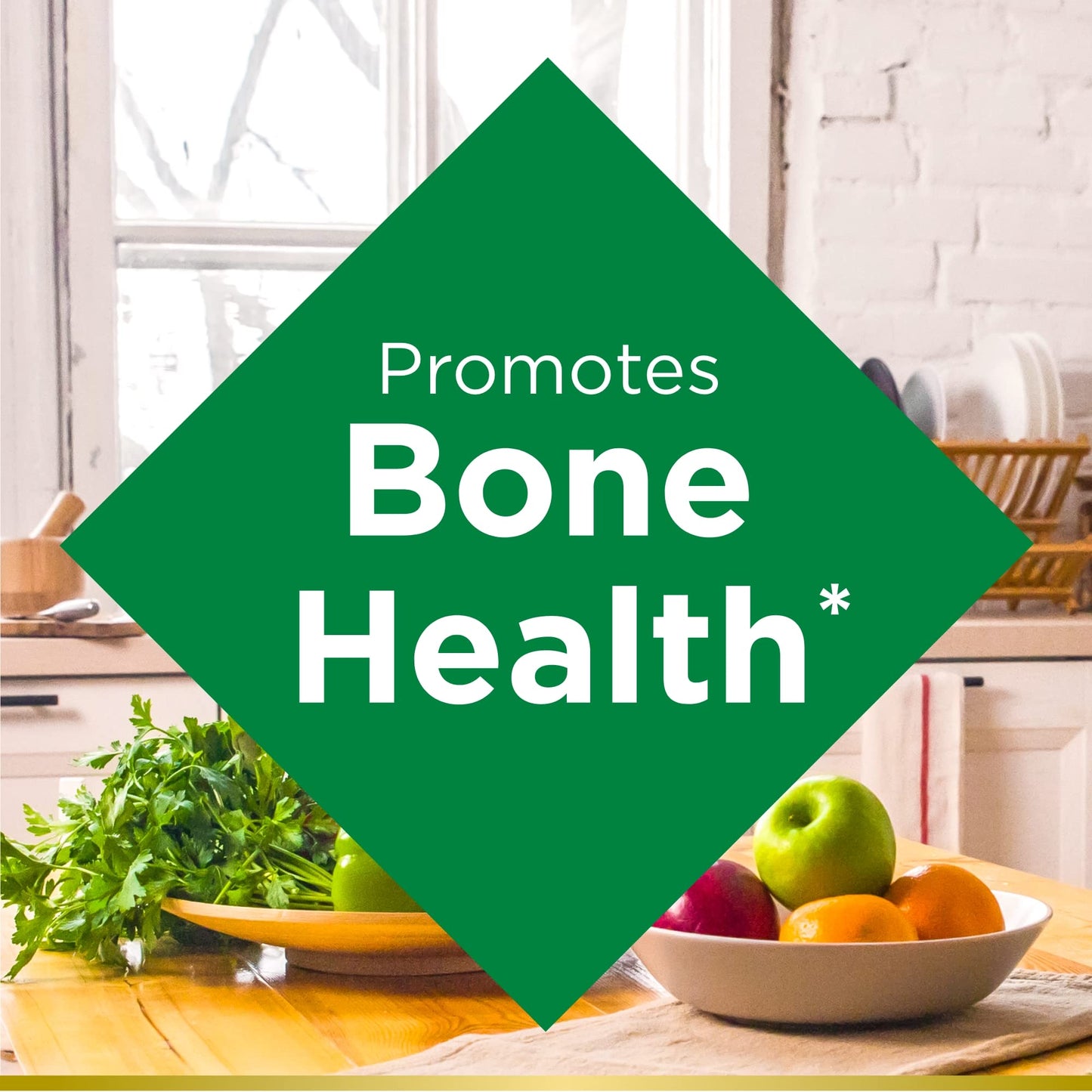 Nature's Bounty Calcium 1200 mg With Vitamin D3, Bone Health & Immune Support, Vitamin D3 1000 IU, 220 Softgels