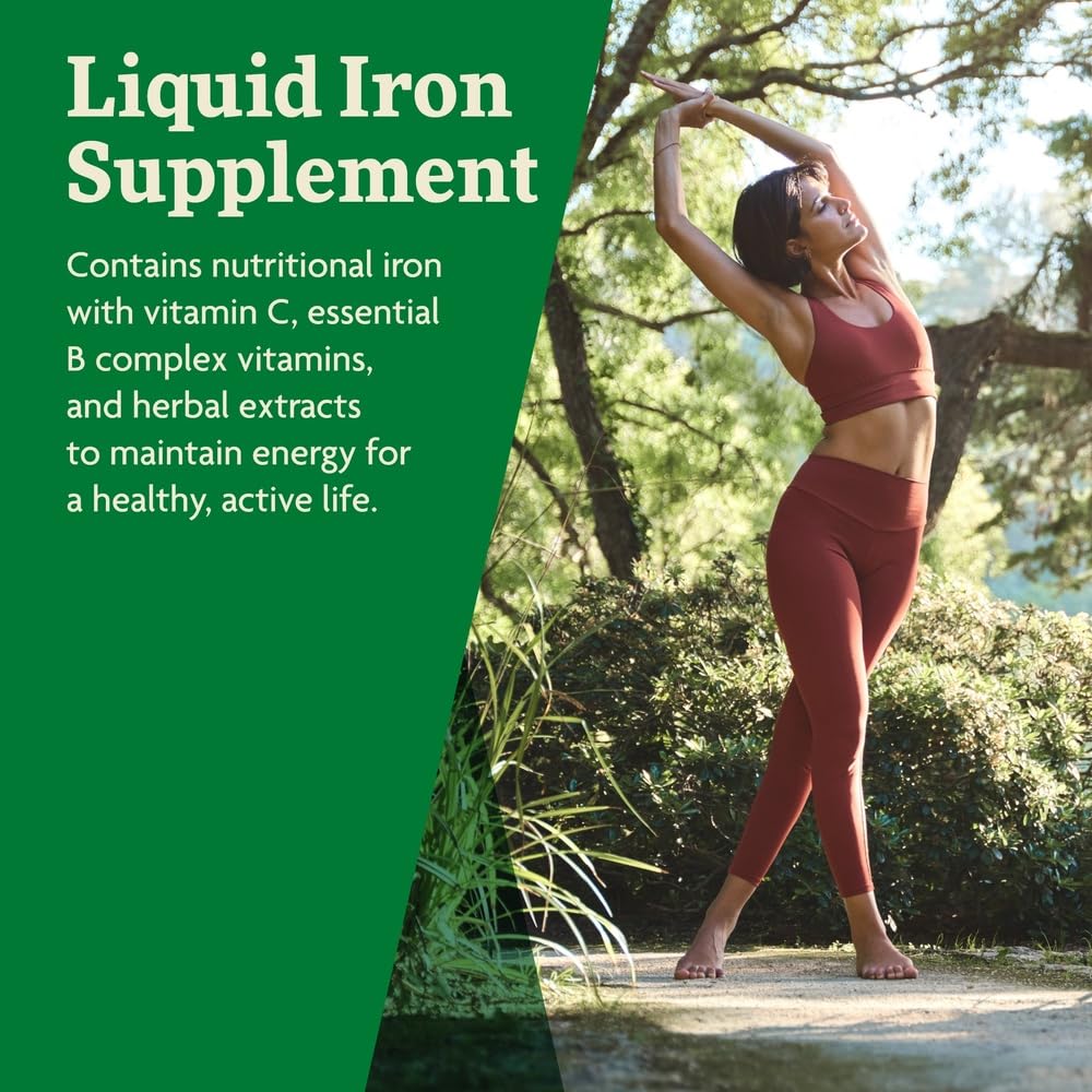 Pre-Order | Arrives in 5–10 Days – Floradix by Salus Iron & Herbs - Liquid Herbal Supplement for Energy Support* - Iron Supplement with Vitamin C & B Complex Vitamins - for Men & Women - 16.9 Fl Oz