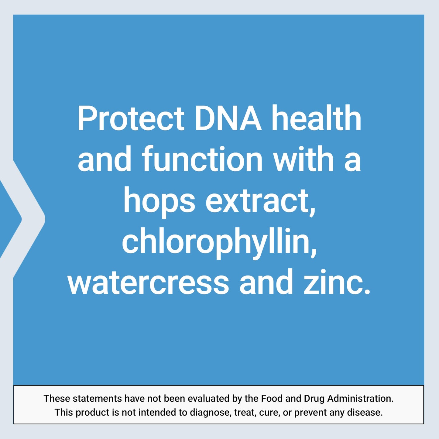 Life Extension DNA Protection Formula, DNA Health Support, Nutrition Focused, antioxidants, Hops, Watercress, chlorophyllin, zinc, Once-Daily, Gluten-Free, Non-GMO, 60 softgels