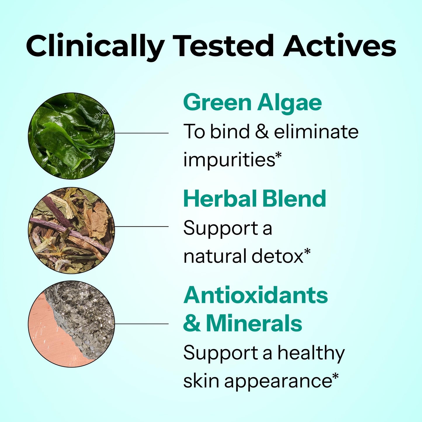 HUM Daily Cleanse Acne Supplement - Gut Cleanse Detox for Clear Skin with Organic Algae, Detoxifying Herbs, Zinc & Spirulina | Clear Skin Supplement (60 Capsules)