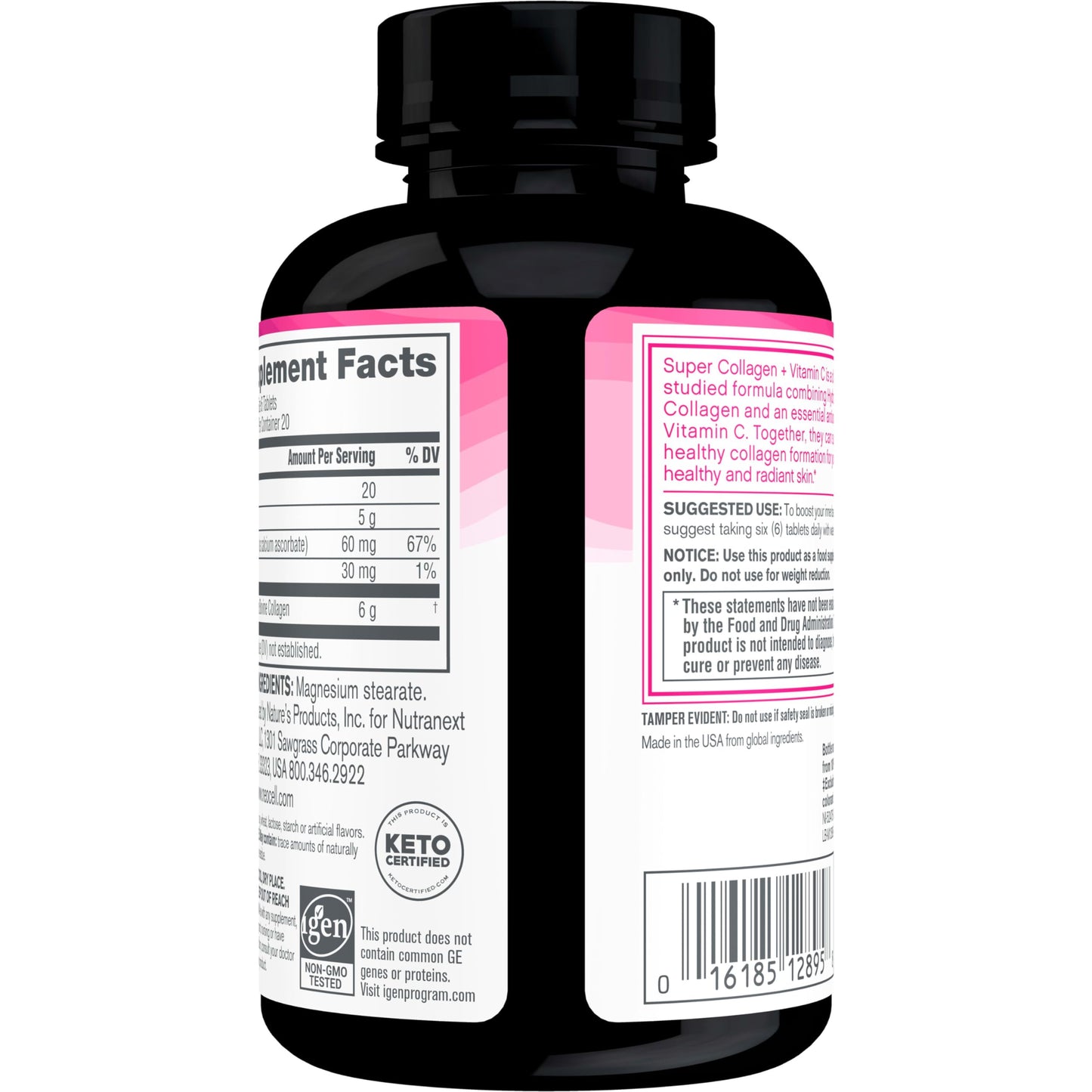 NeoCell Super Collagen Plus Vitamin C, Skin, Hair and Nails Supplement, Includes Antioxidants, Tablet, 120 Count, 1 Bottle