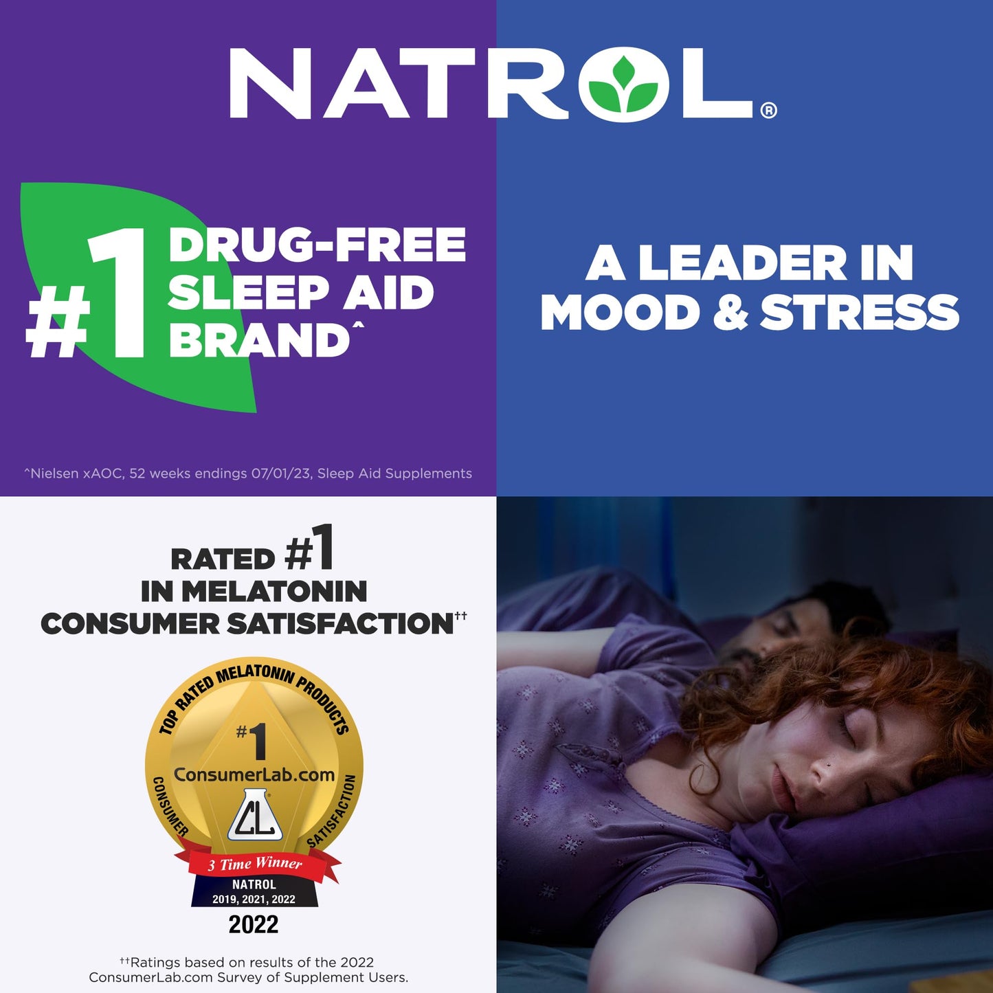 Natrol Melatonin 10mg Sleep Aid Supplement, 80 Count MelatoninMax Gummies, Blueberry Flavor, 10 mg Melatonin Gummies for Occasional Sleeplessness, 80 Day Supply