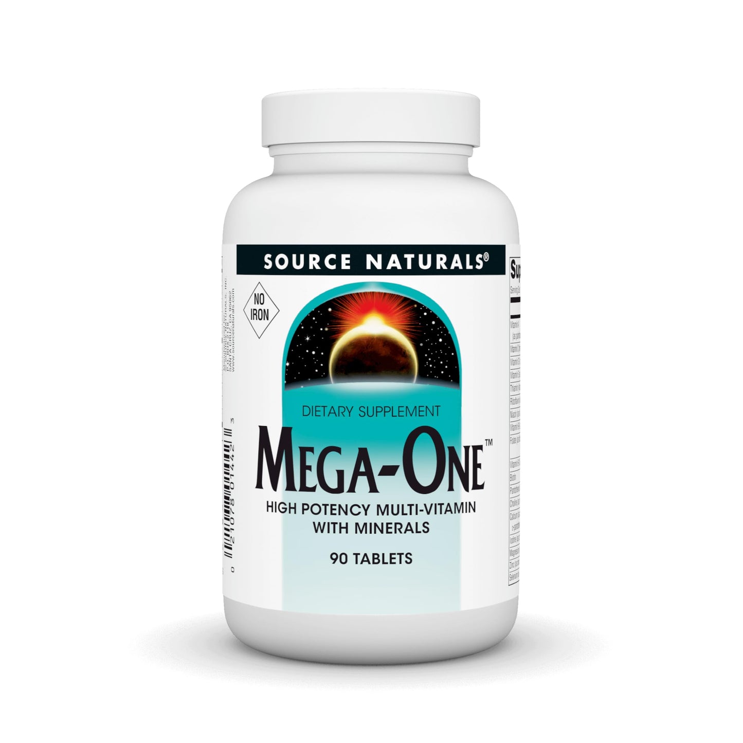Pre-Order | Arrives in 5–10 Days – Source Naturals Mega-One Muti-Vitamin with Minerals, No Iron - 90 Tablets