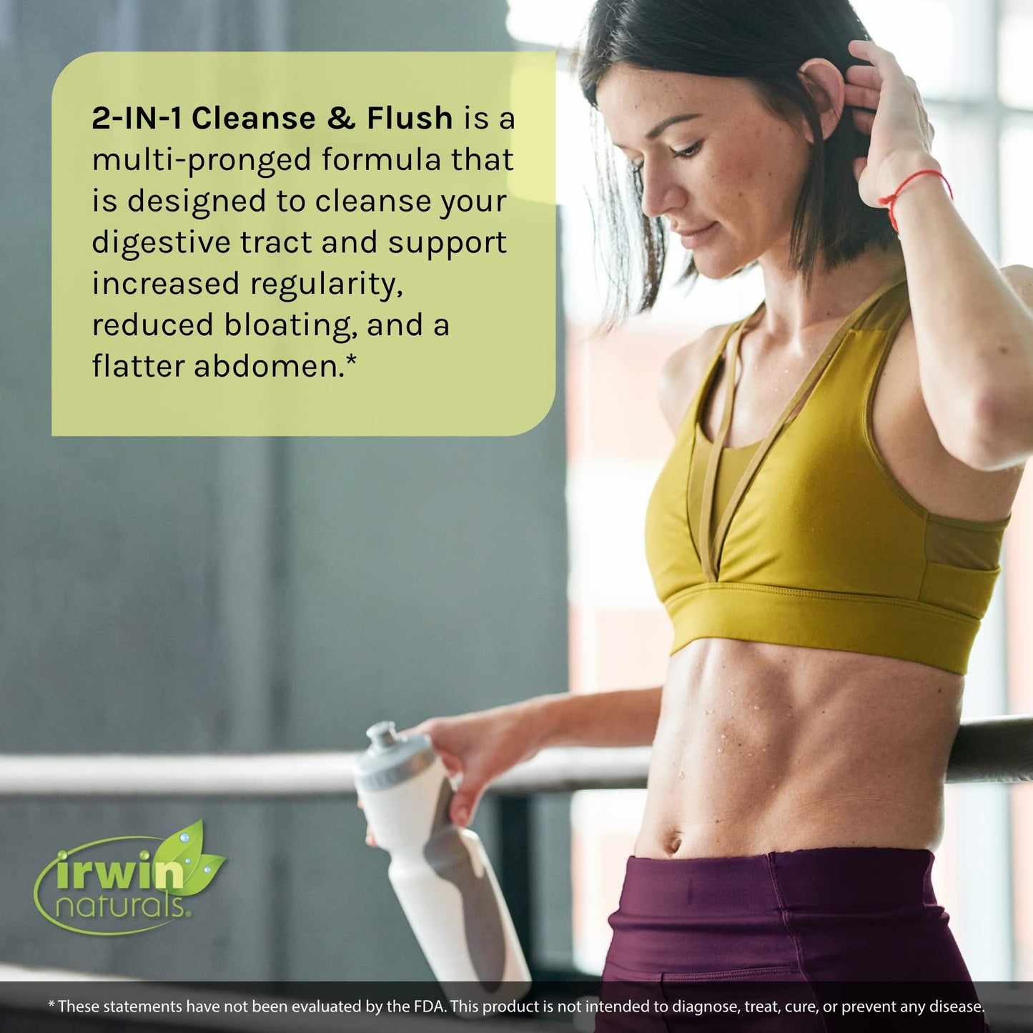 Irwin Naturals 2-in-1 Cleanse & Flush Weight Loss Support - 60 Liquid Soft-Gels - Flushes Digestive Tract & Reduces Bloating - 30 Total Servings