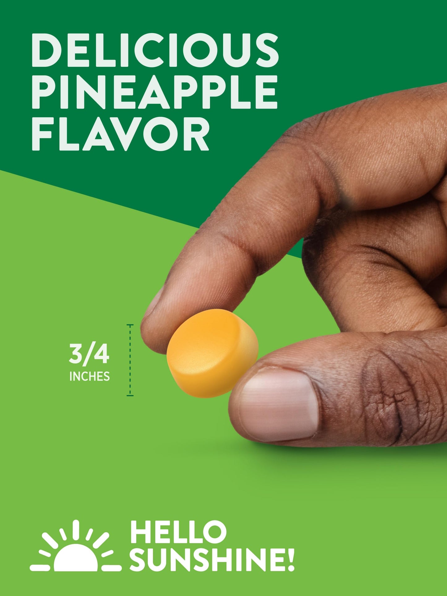Nature's Truth Vitamin D3 Gummies | 2000 IU | 70 Count | Pineapple Flavor | Vegetarian, Non-GMO and Gluten Free Supplement