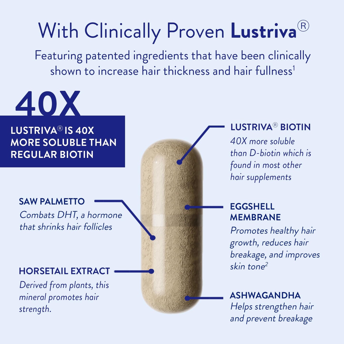 Routine Wellness Hair Growth Supplement - Clinically Proven for Thicker, Fuller Hair - Reduces Wrinkles, Fine Lines - Gluten Free, Ideal for Women & Men with Thinning Hair - 2 Bottles, 60 Day Supply