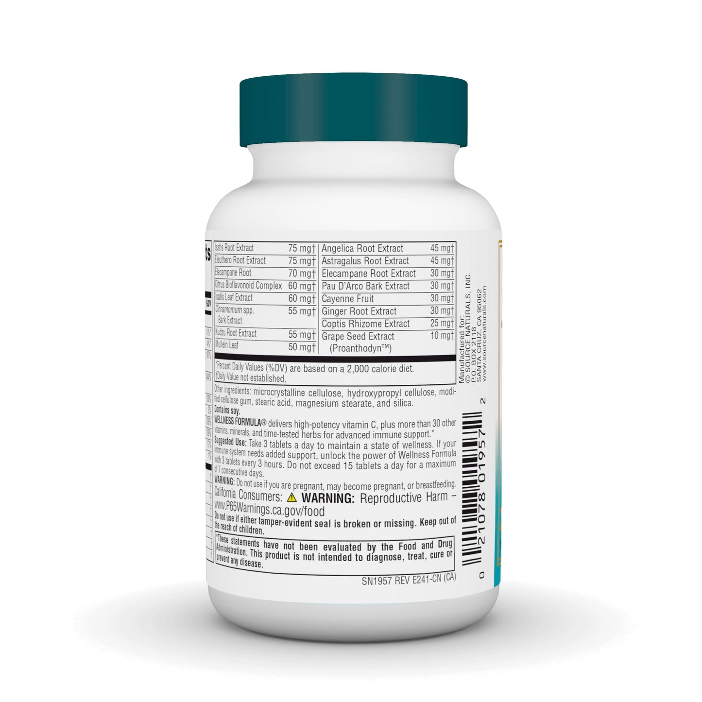 Pre-Order | Arrives in 5–10 Days – Source Naturals Wellness Formula Bio-Aligned Vitamins - Immune System Support Supplement & Immunity Booster* - 45 Tablets