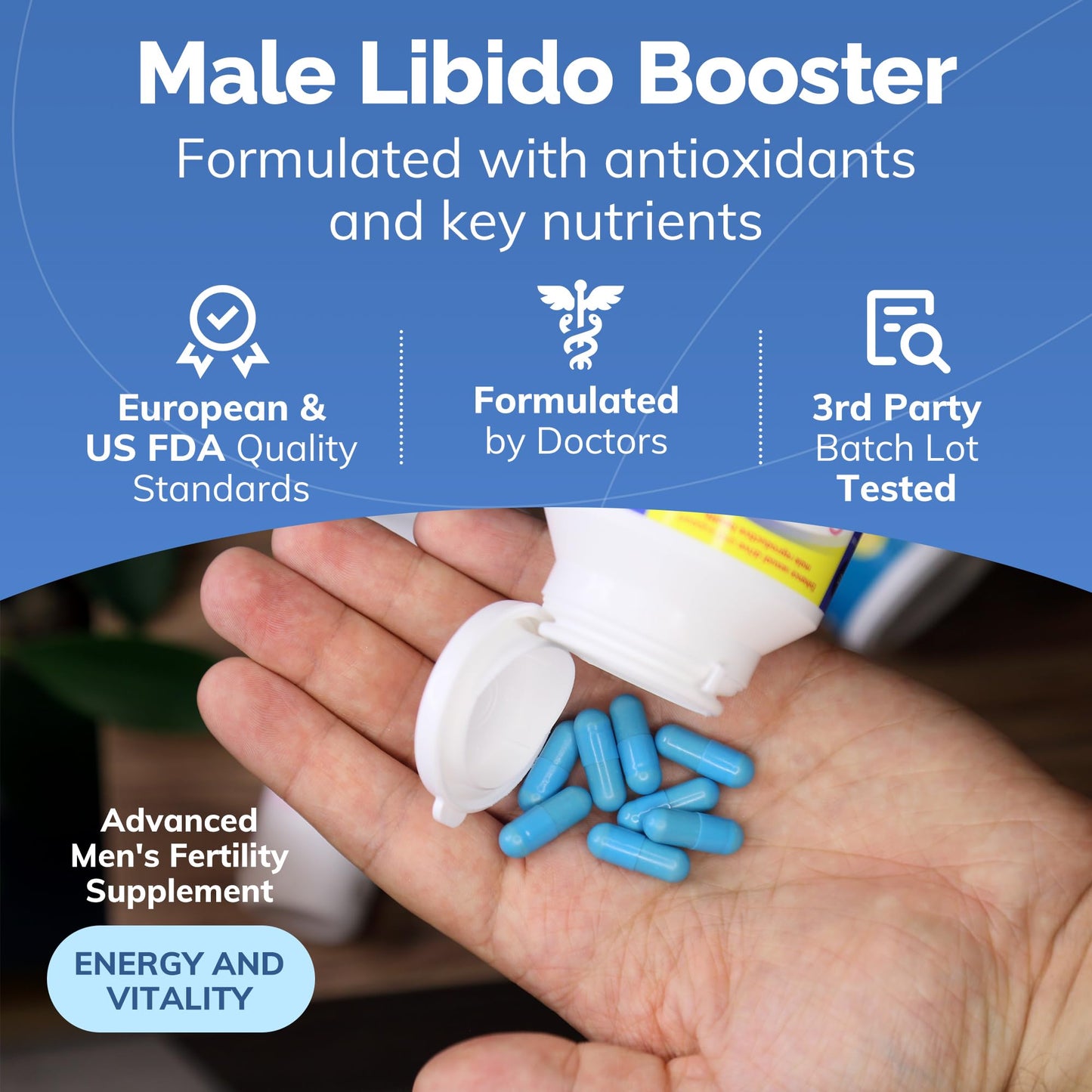Pre-Order | Arrives in 5–10 Days – CONCEIVE PLUS Mens Motility Bundle Mens Fertility 60 + Motility Supplement 60 Capsules