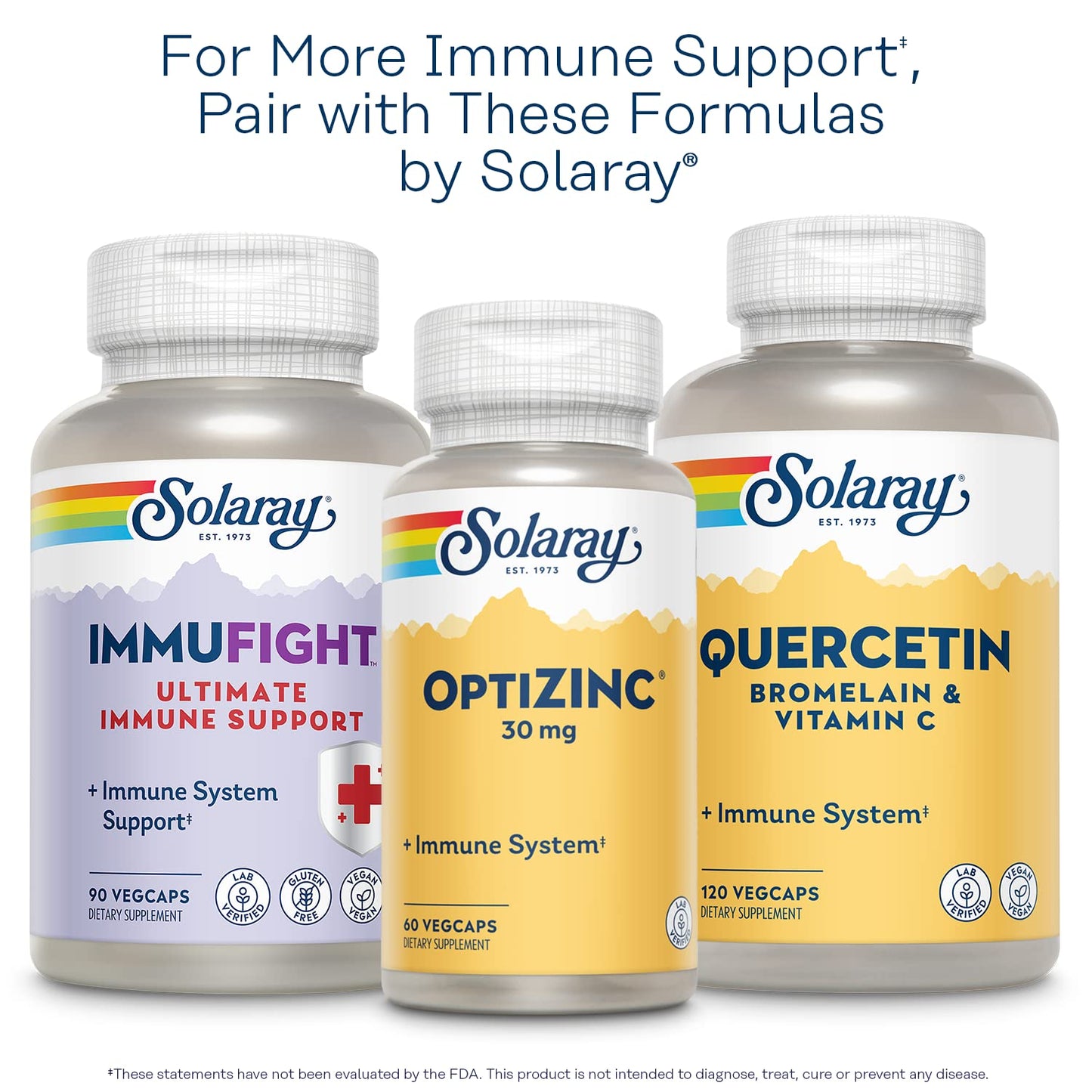 Pre-Order | Arrives in 5–10 Days – SOLARAY Reacta-C with 500mg Vitamin C, 200mg Sambucus Black Elderberry Extract, Immune System Defense Vitamins, Patented 24 Hour Immunity Booster Support Supplement, Vegan, 120 Capsules, 120 Servings