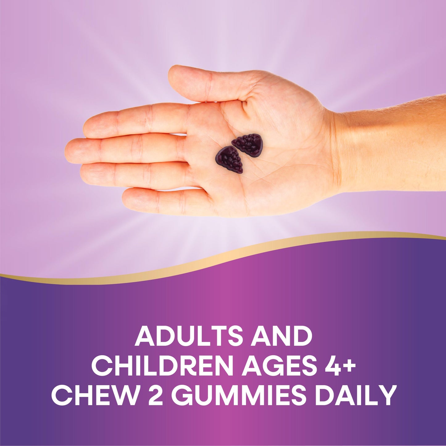 Nature's Way Sambucus Zero Sugar Immune Gummies, Daily Immune Support*, Black Elderberry Extract, Vitamin C, Vitamin D3, Zinc, Sugar Free, Sugar Alcohol Free, Plant-Based Sweeteners, 70 Gummies