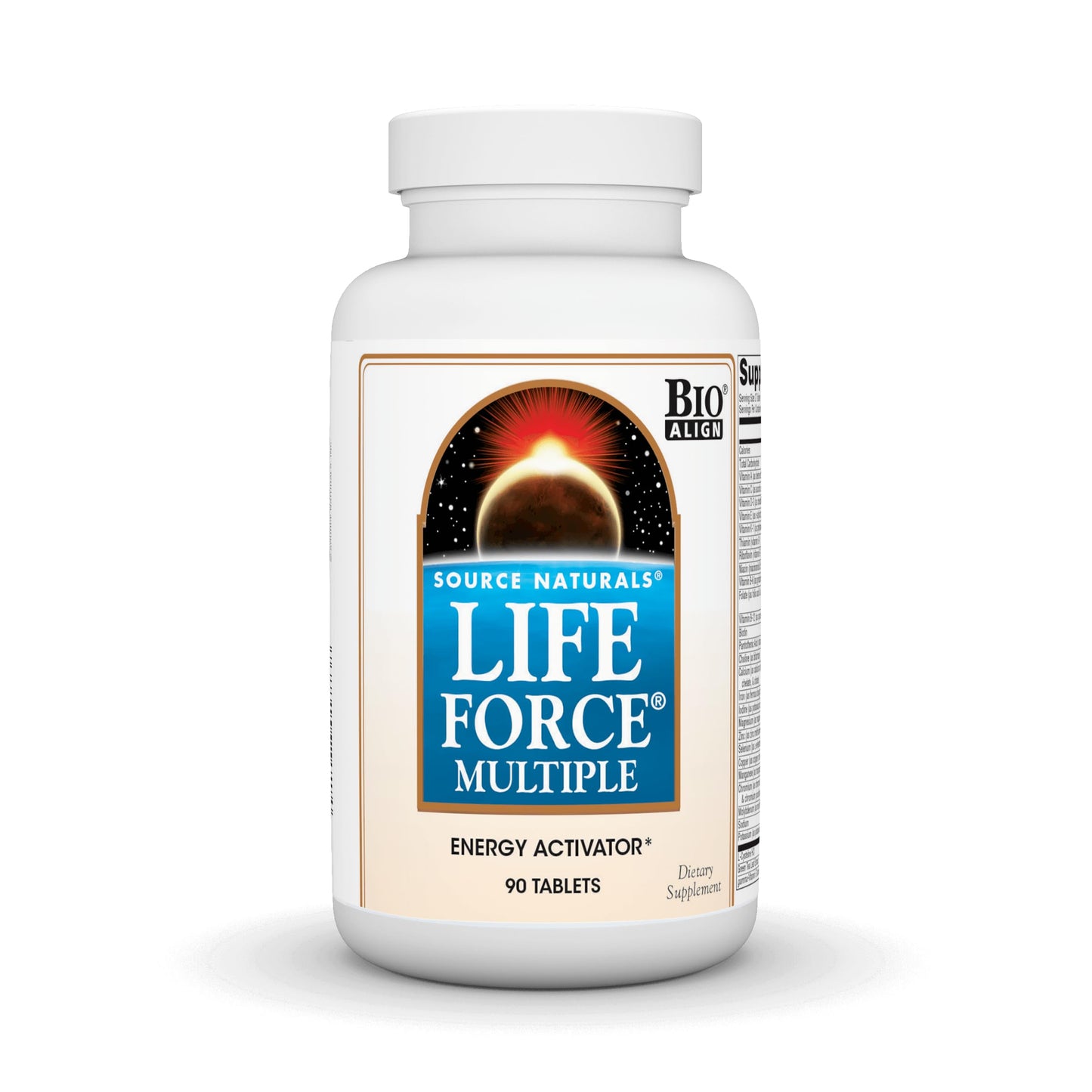 Pre-Order | Arrives in 5–10 Days – Source Naturals Life Force Multiple Daily Multivitamin High Potency Essential Vitamins, Minerals, Antioxidants & Nutrients - Energy & Immune Boost - 90 Tablets