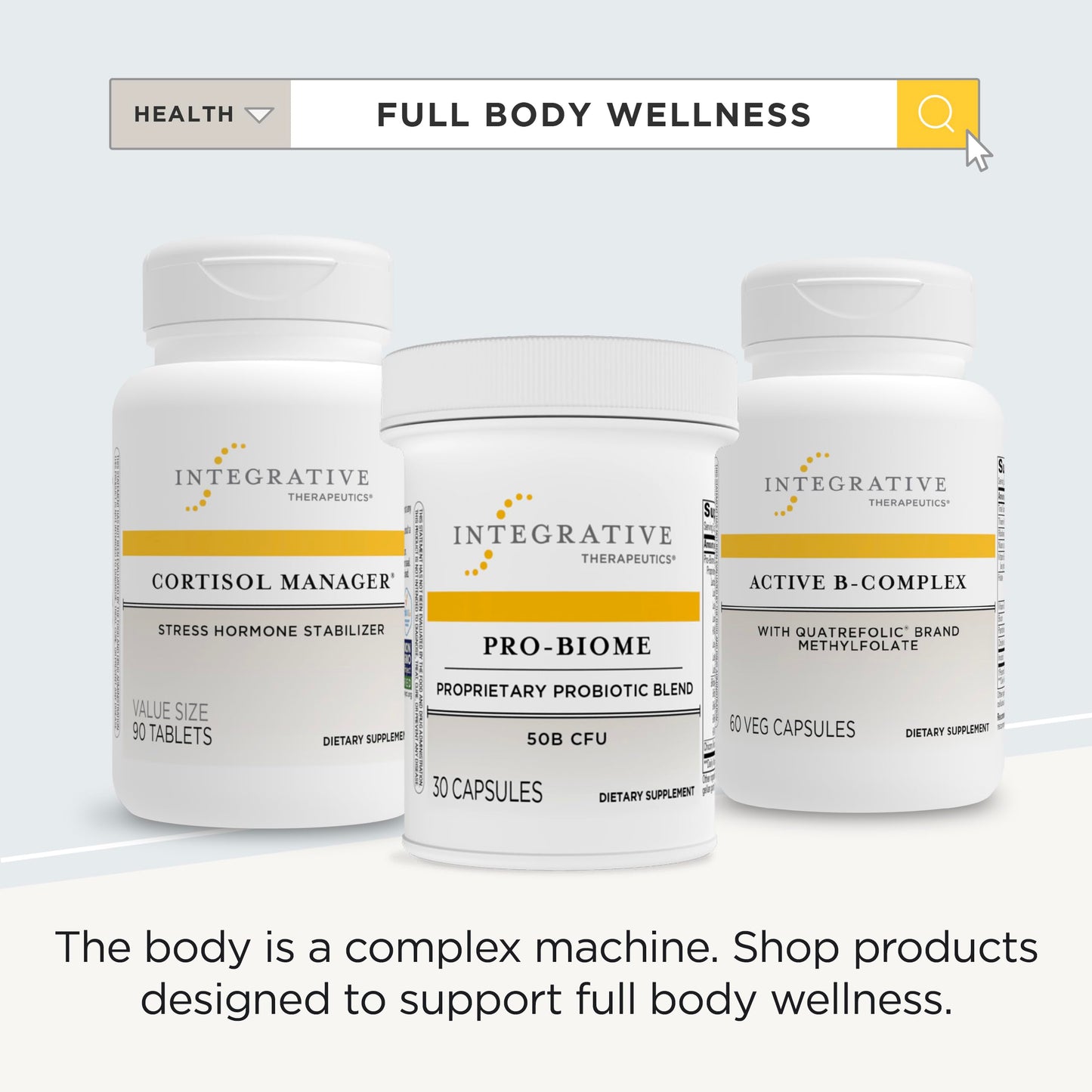 Integrative Therapeutics - Pro-Biome 50B CFU - Proprietary Probiotic Blend - 30 Capsules