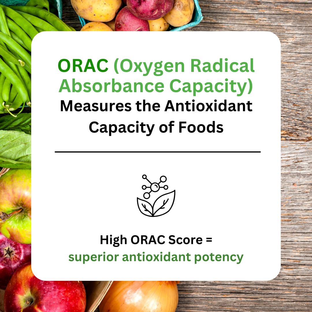 Paradise Herbs ORAC Energy Protein & Greens Powder, Antioxidant Power of 24 Servings of Fruits & Vegetables in 1 Scoop + 20g Protein, Unflavored, 15 Servings