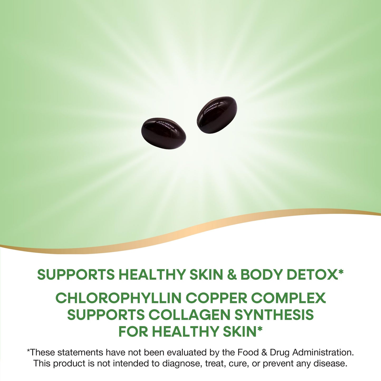 Nature’s Way Chlorofresh Chlorophyll Concentrate, Supports Detox Pathways*, Chlorophyllin Copper Complex, Supports Healthy Skin*, Internal Deodorant*, 90 Softgels